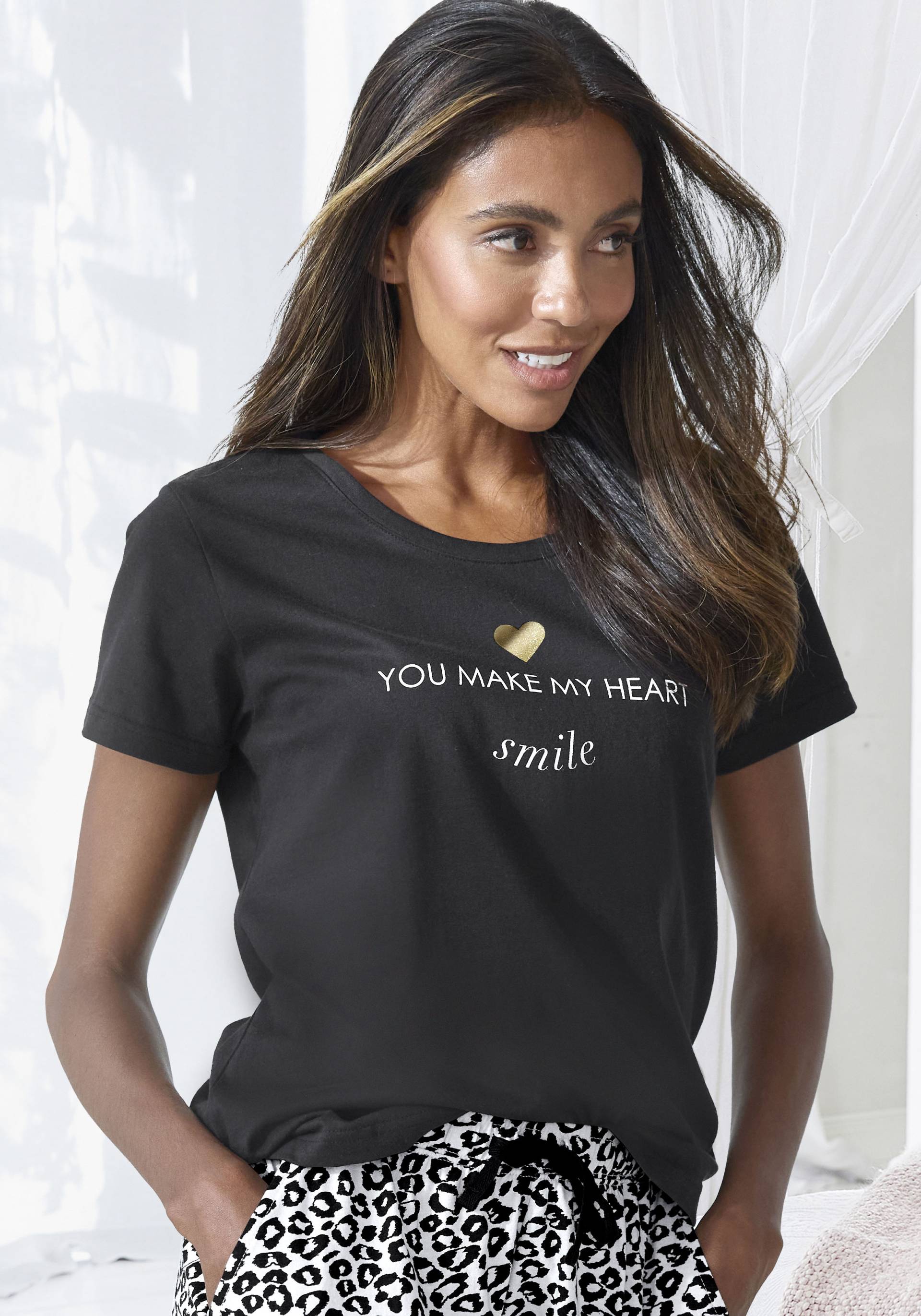 Vivance Dreams Pyjamaoberteil, mit Foliendruck Vivance Dreams Pyjamaoberteil, mit Foliendruck von Vivance Dreams
