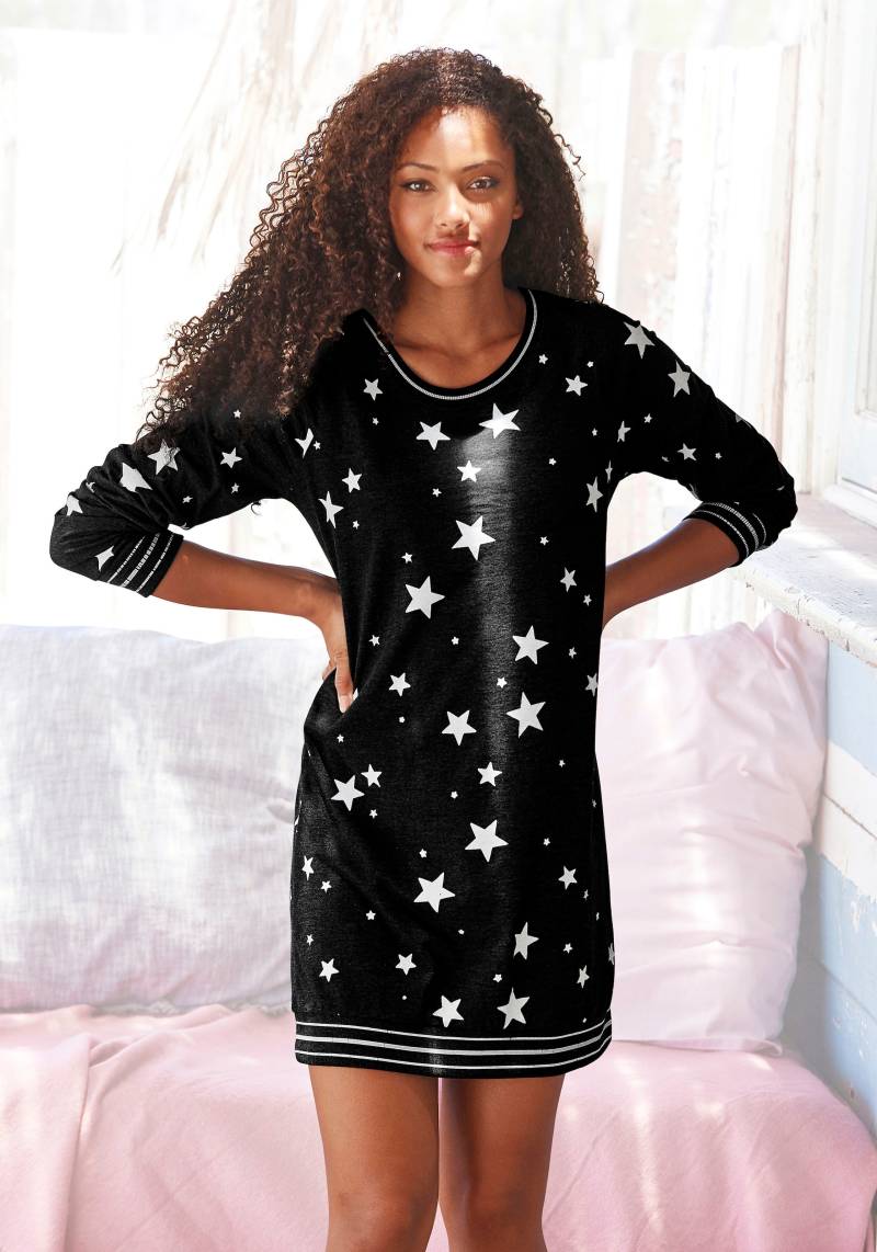 Vivance Dreams Sleepshirt, mit angesagtem Sternedruck von Vivance Dreams