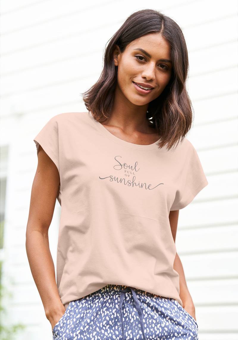 Vivance Dreams T-Shirt, mit Sommer-Statementdruck von Vivance Dreams