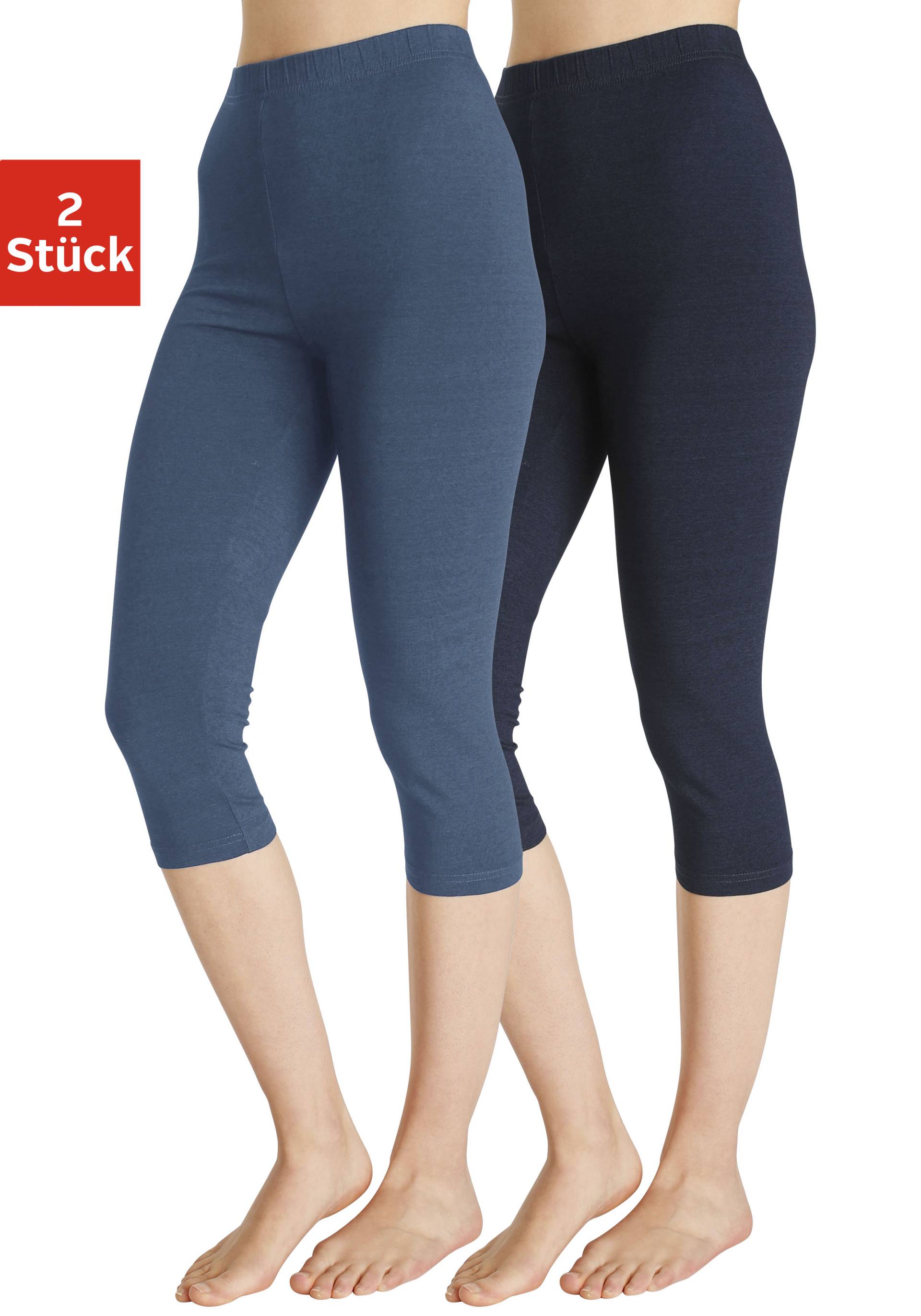 Vivance active Caprileggings, (2er-Pack), mit Gummibund, Loungewear von Vivance active