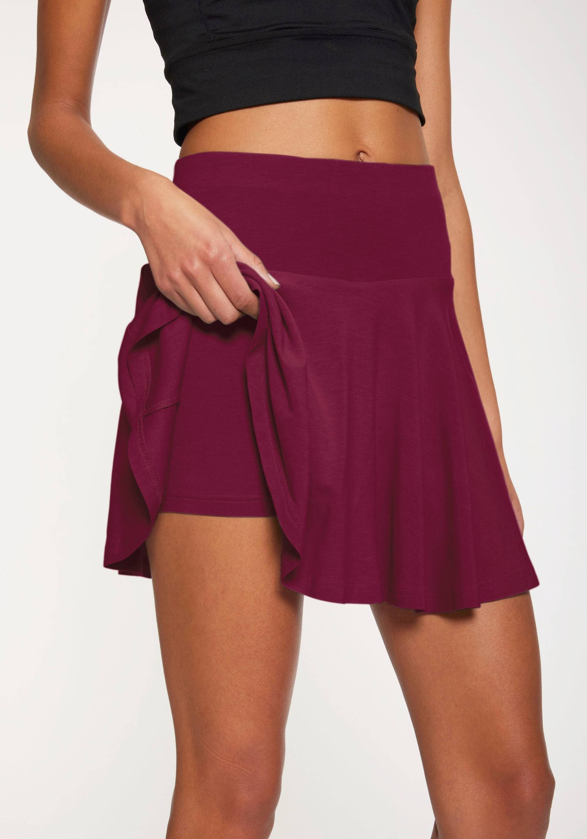 Vivance active Skort, Tellerrock mit integrierter Shorts für Fitness, Sport und Freizeit von Vivance active