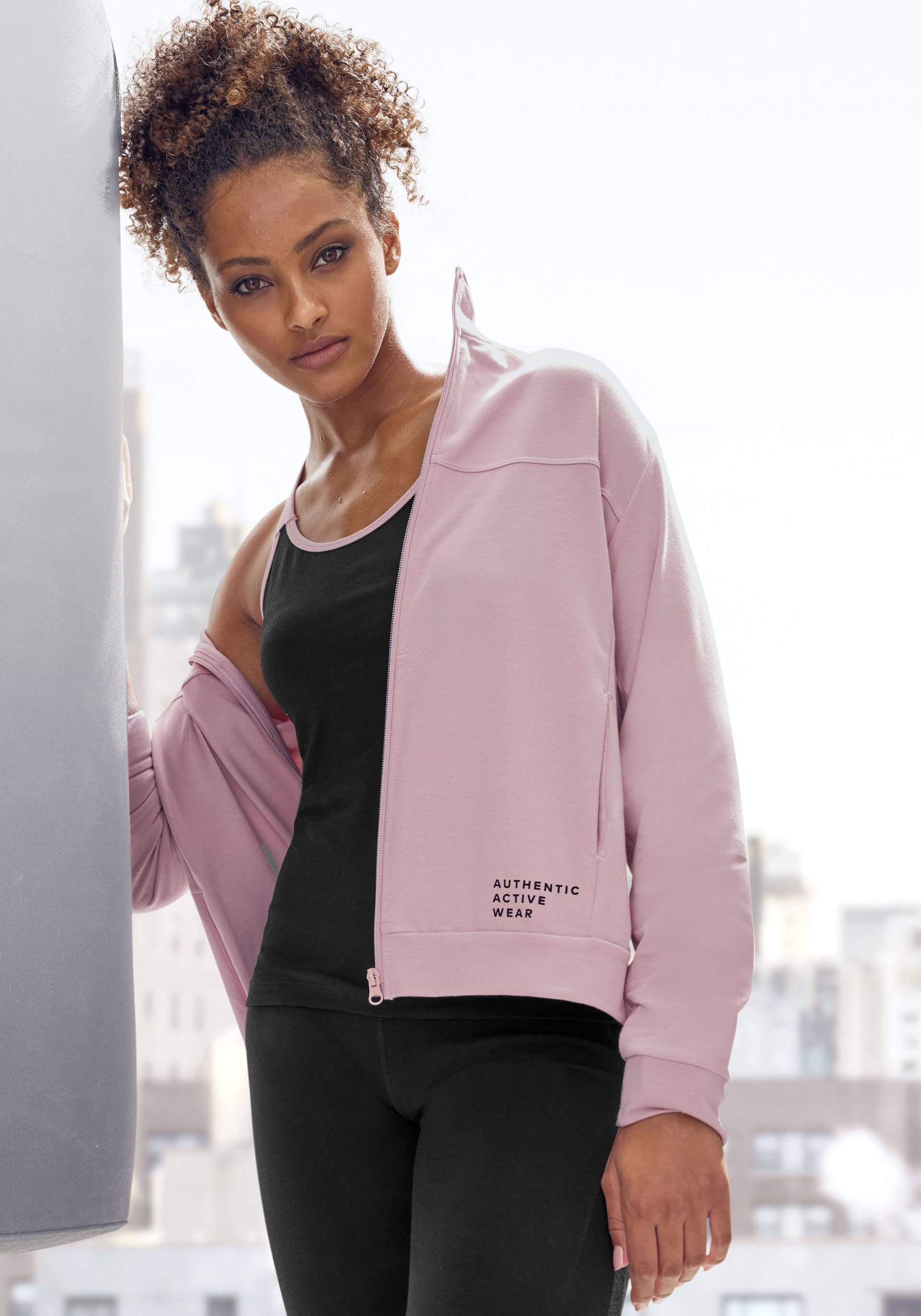 Vivance active Sweatjacke »-Sportjacke«, mit seitlichen Taschen von Vivance active