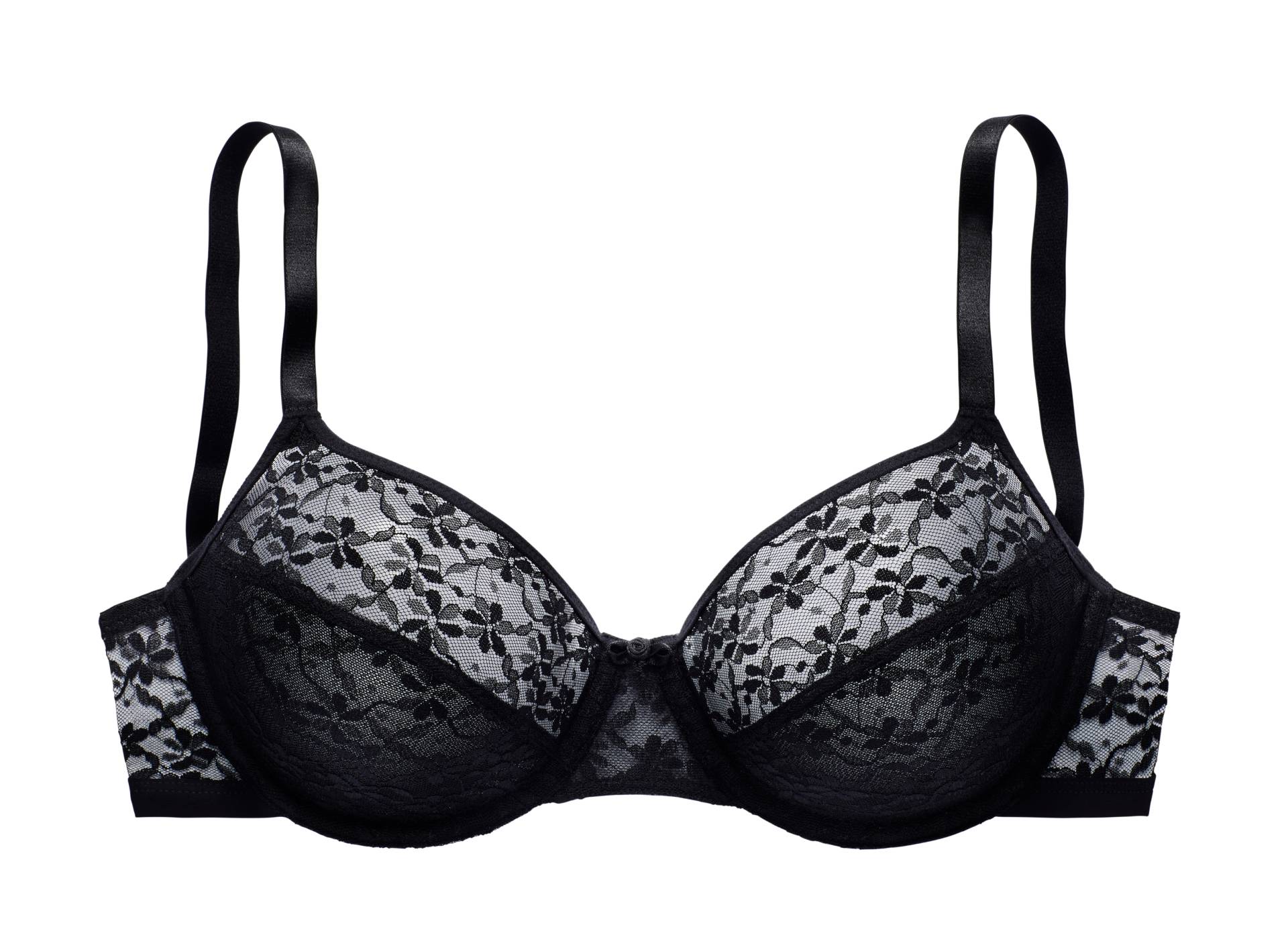 Vivance Bügel-BH, aus blumiger Spitze, im hübschen Balconnet-Schnitt, Dessous Vivance Bügel-BH, aus blumiger Spitze, im hübschen Balconnet-Schnitt, Dessous von Vivance