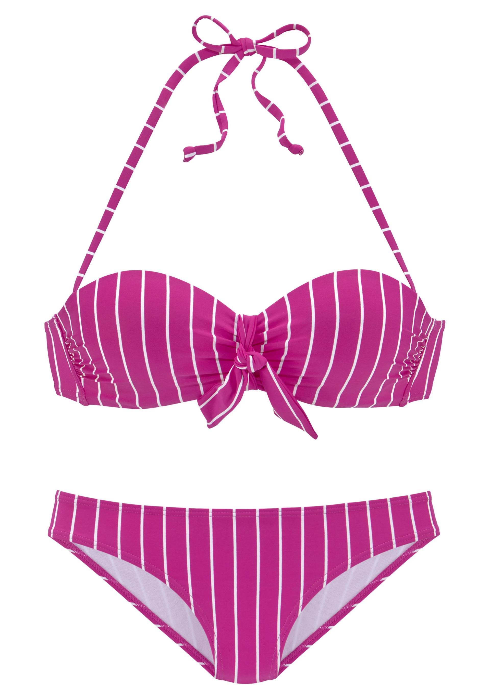 Vivance Bügel-Bandeau-Bikini, mit Zierschleife am Top von Vivance