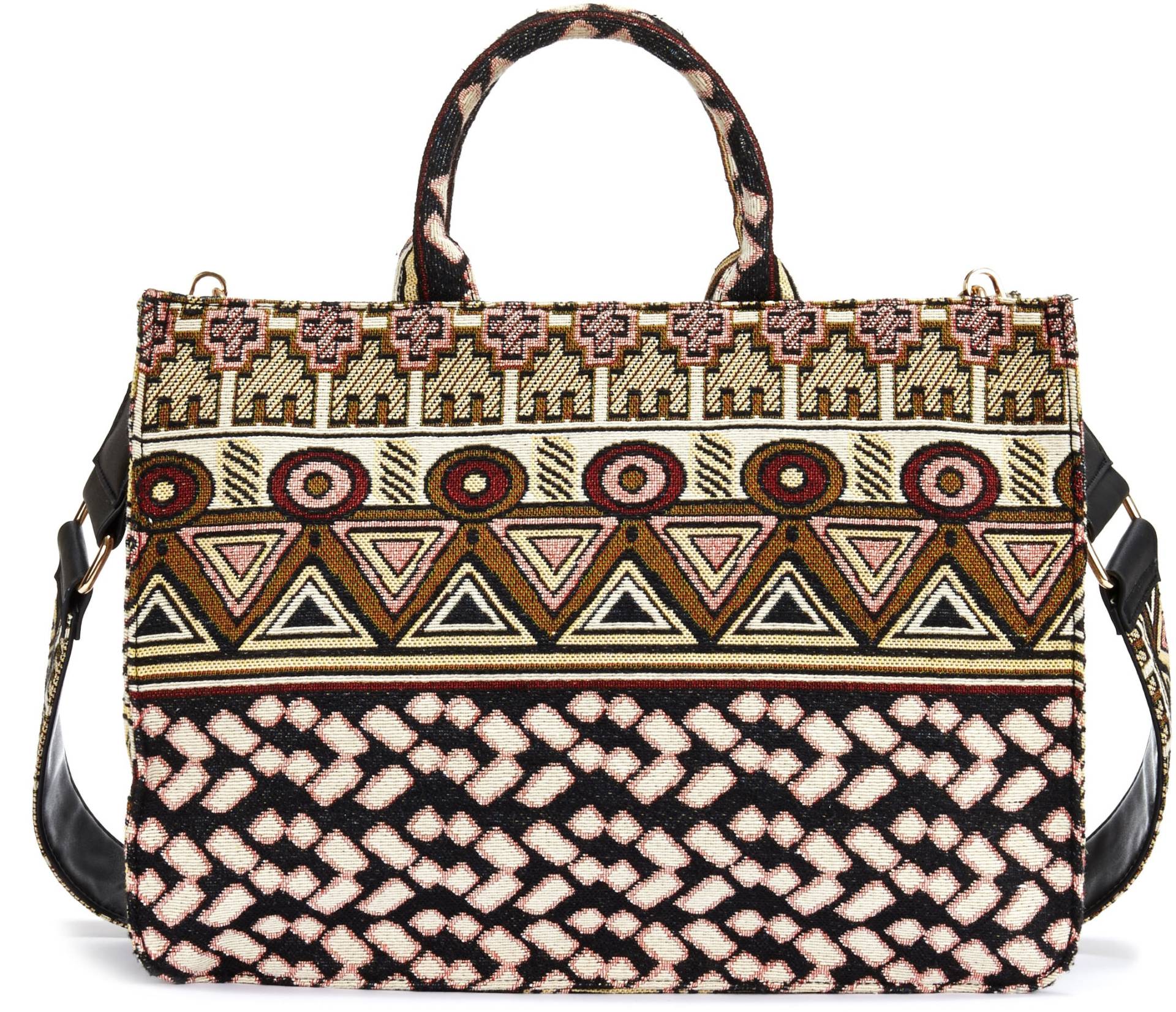 Vivance Umhängetasche, Mini Shopper, Strandtasche,Henkeltasche,modisches Jacquardmuster VEGAN Vivance Umhängetasche, Mini Shopper, Strandtasche,Henkeltasche,modisches Jacquardmuster VEGAN von Vivance