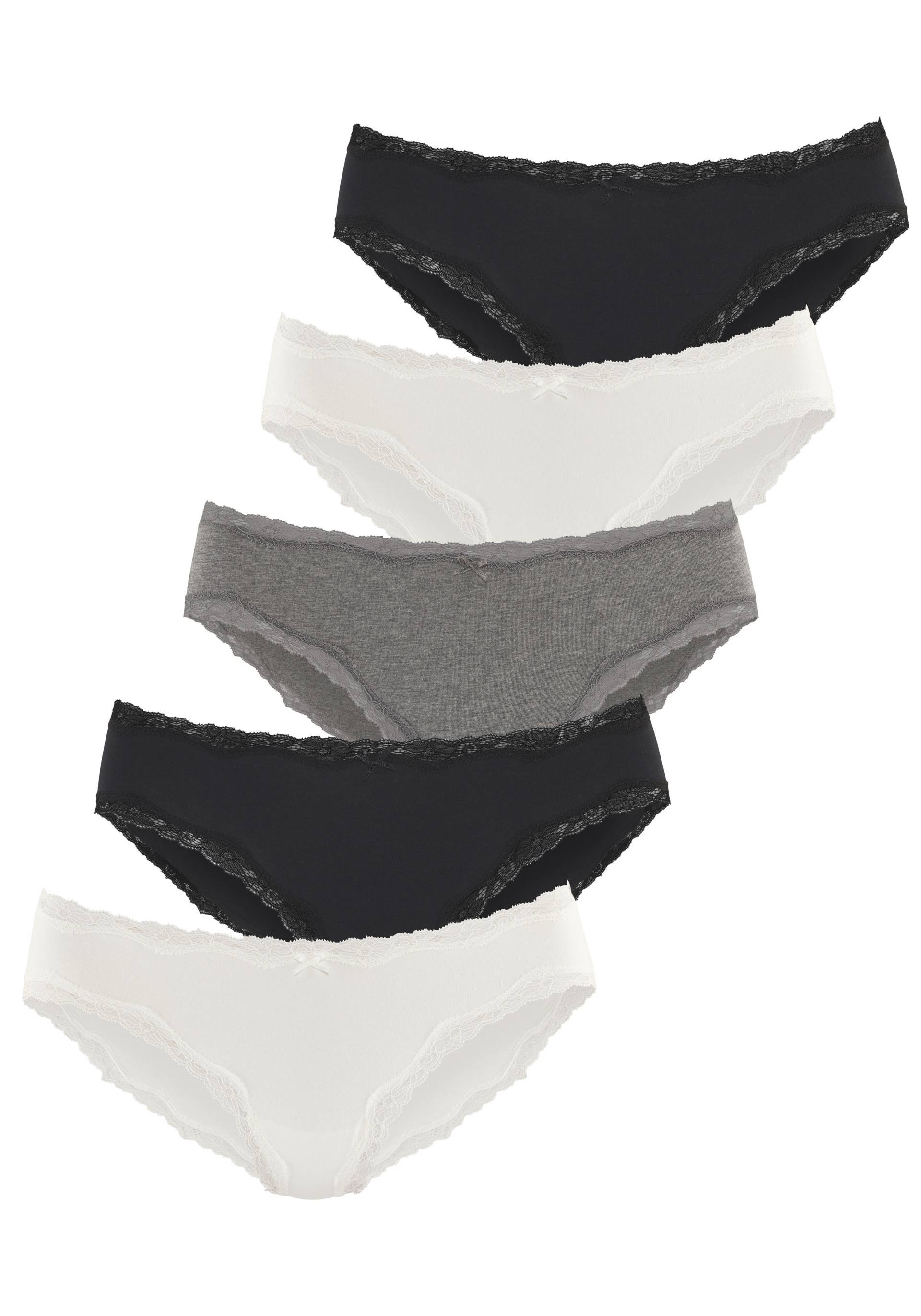 Vivance Jazz-Pants Slips, (5er-Pack), aus elastischer Baumwolle von Vivance