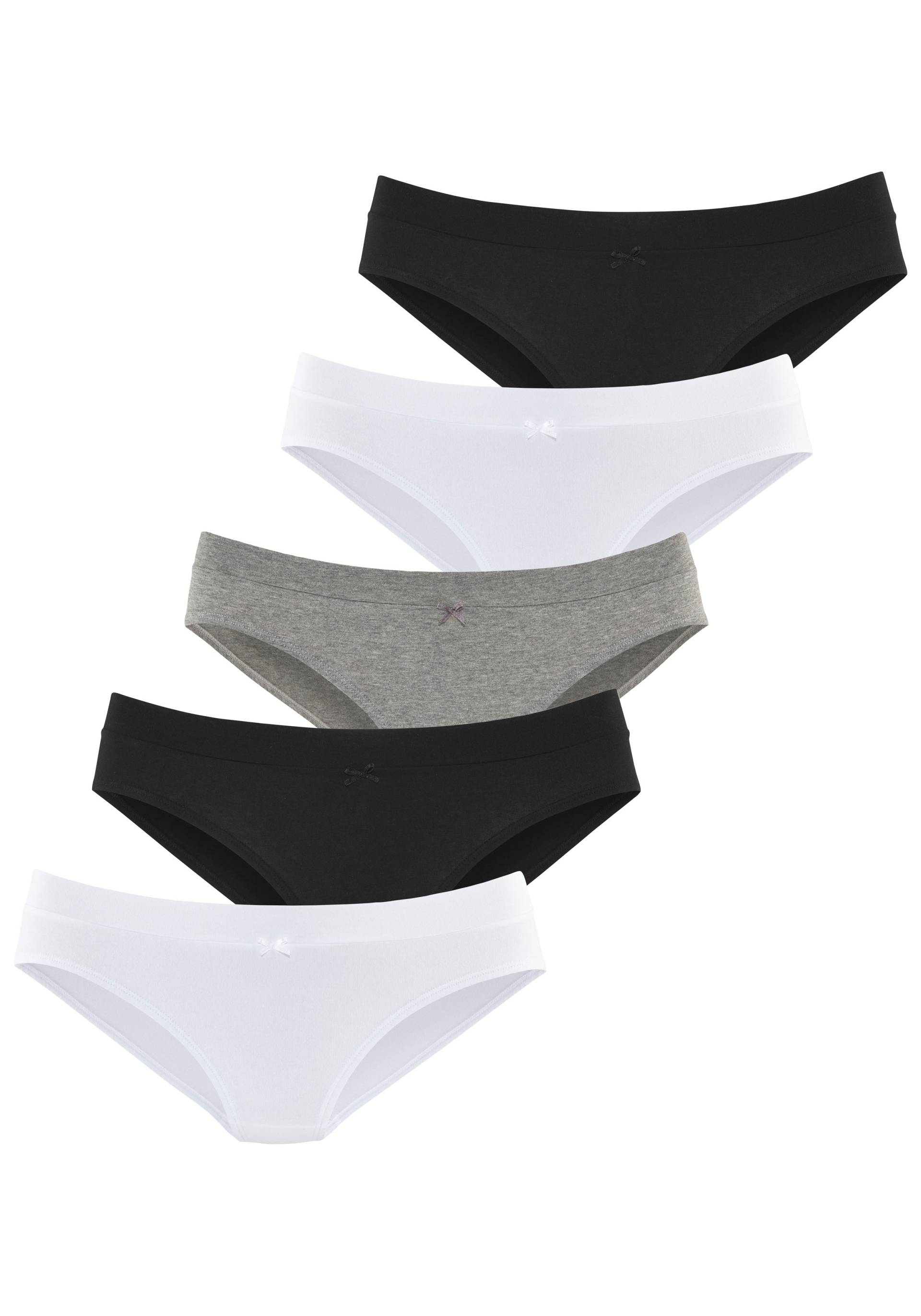 Vivance Jazz-Pants Slips, (5er-Pack), aus weicher, elastischer Baumwolle von Vivance