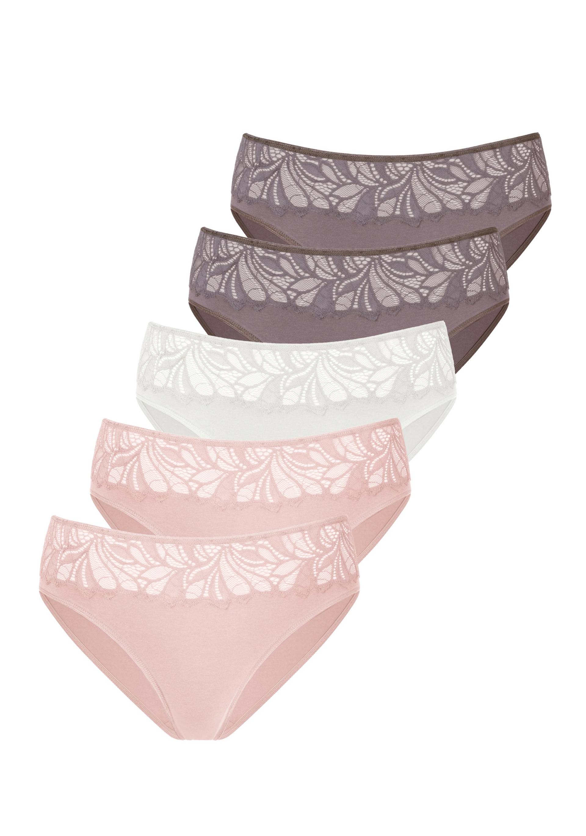 Vivance Jazz-Pants Slips, (Packung, 5 St.), aus elastischer Baumwoll-Qualität von Vivance