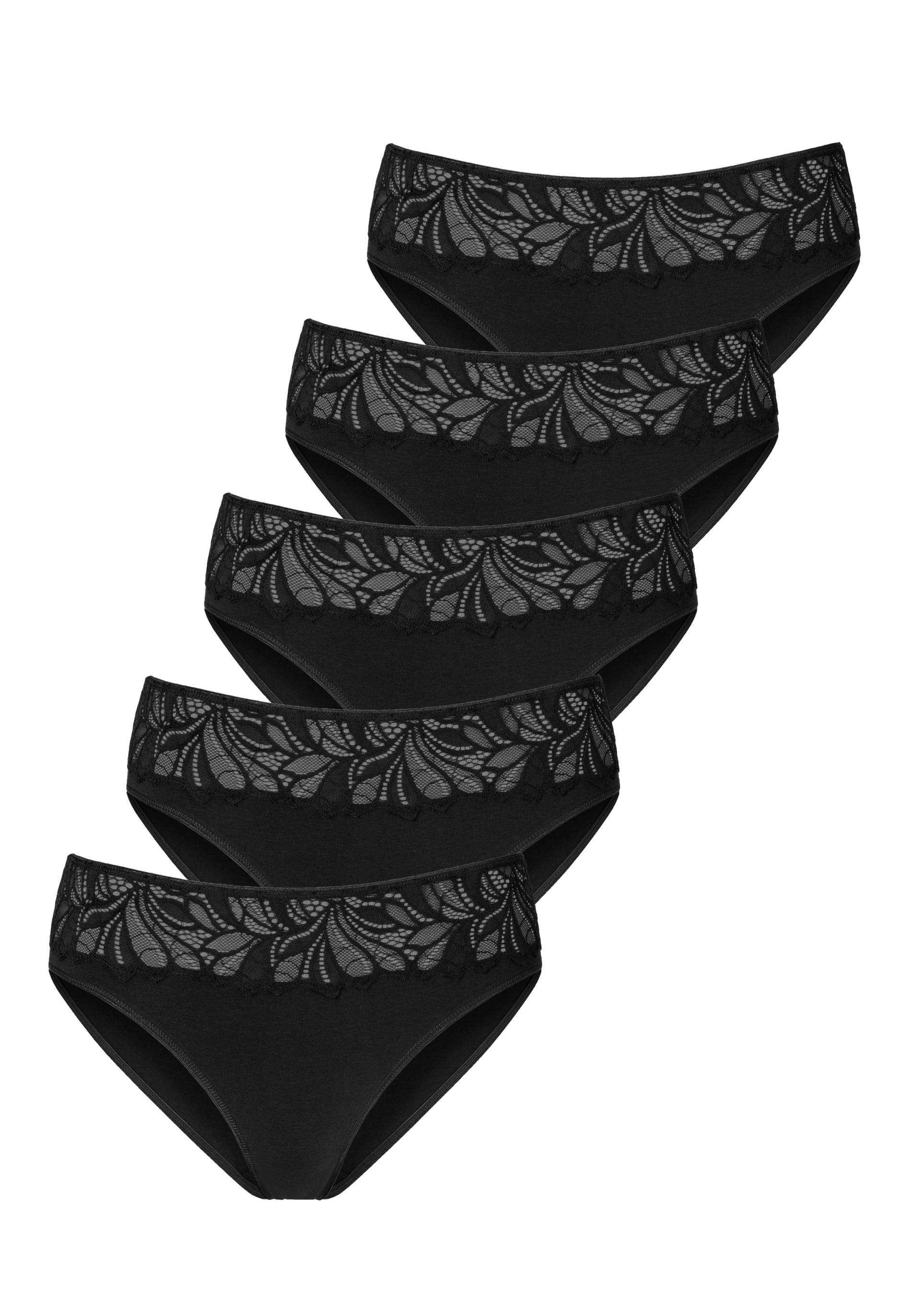 Vivance Jazz-Pants Slips, (Packung, 5 St.), aus elastischer Baumwoll-Qualität von Vivance