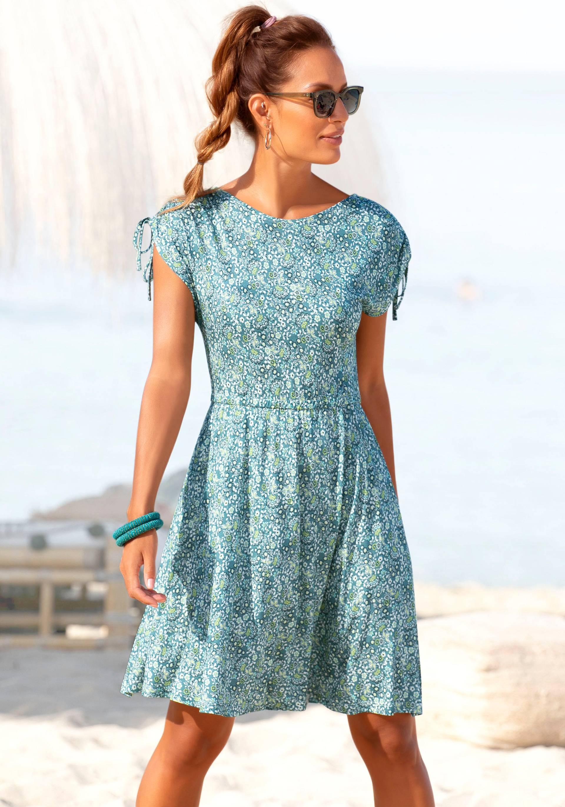 Vivance Jerseykleid, mit Blümchendruck, lockeres Sommerkleid, Strandkleid Vivance Jerseykleid, mit Blümchendruck, lockeres Sommerkleid, Strandkleid von Vivance
