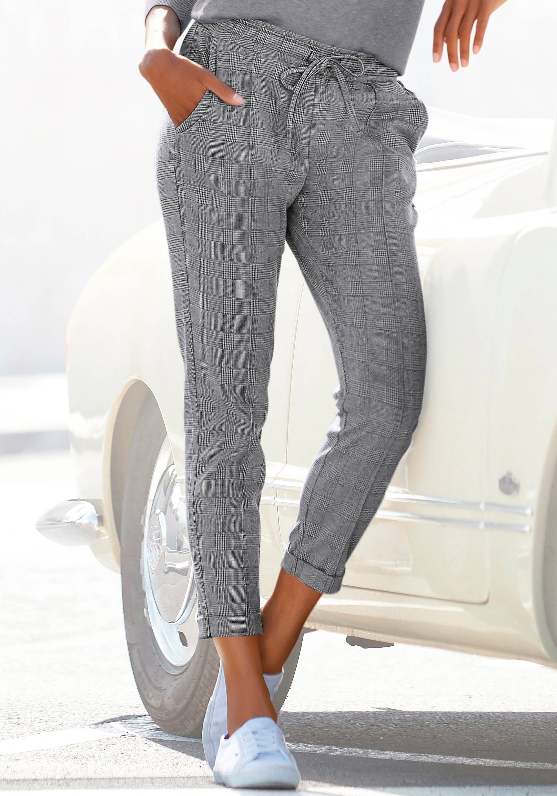 Vivance Jogger Pants, mit Karomuster und seitlichen Taschen, Karohose Vivance Jogger Pants, mit Karomuster und seitlichen Taschen, Karohose von Vivance