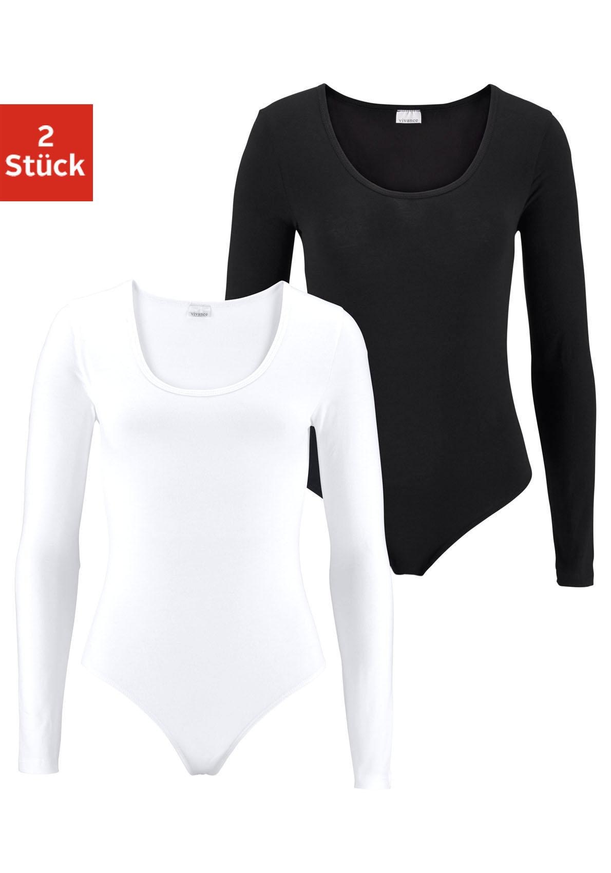 Vivance Langarmbody, aus elastischer Baumwoll-Qualität Vivance Langarmbody, aus elastischer Baumwoll-Qualität von Vivance