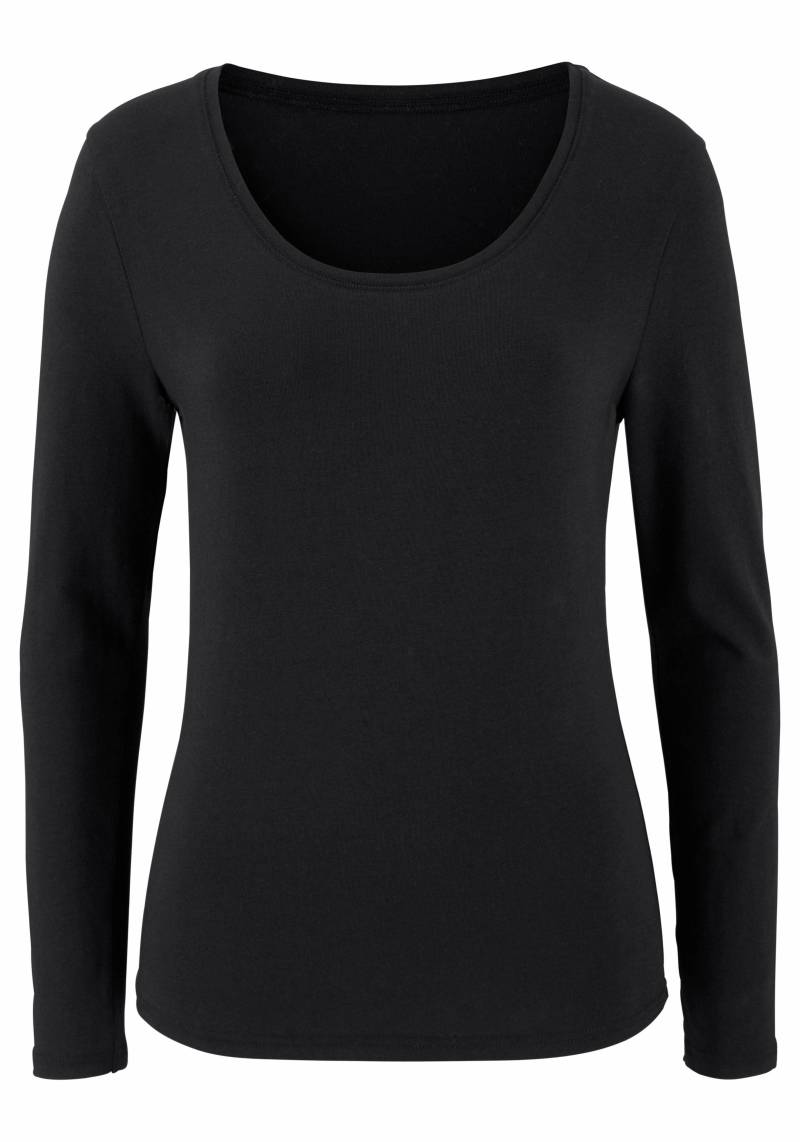 Vivance Langarmshirt, aus elastischer Baumwoll-Qualität von Vivance