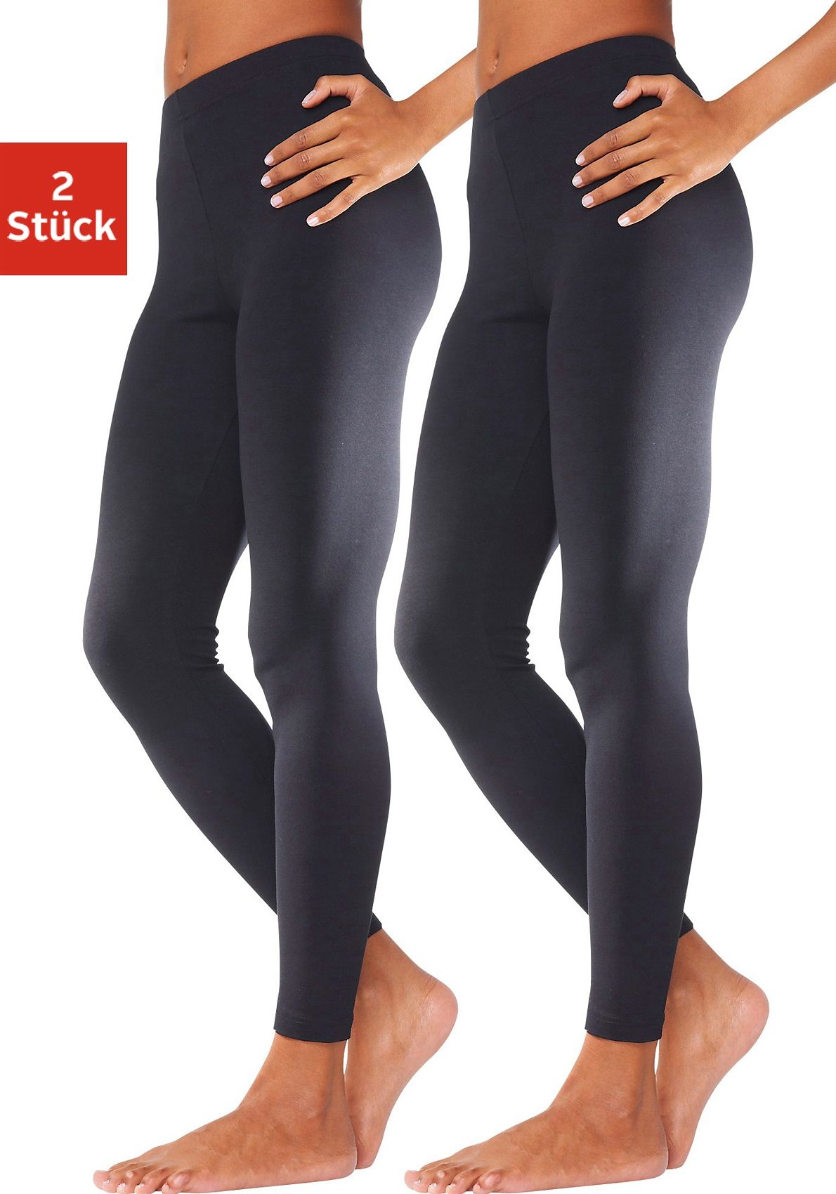 Vivance active Leggings, (2er-Pack), mit Gummibund, Loungewear Vivance active Leggings, (2er-Pack), mit Gummibund, Loungewear von Vivance active