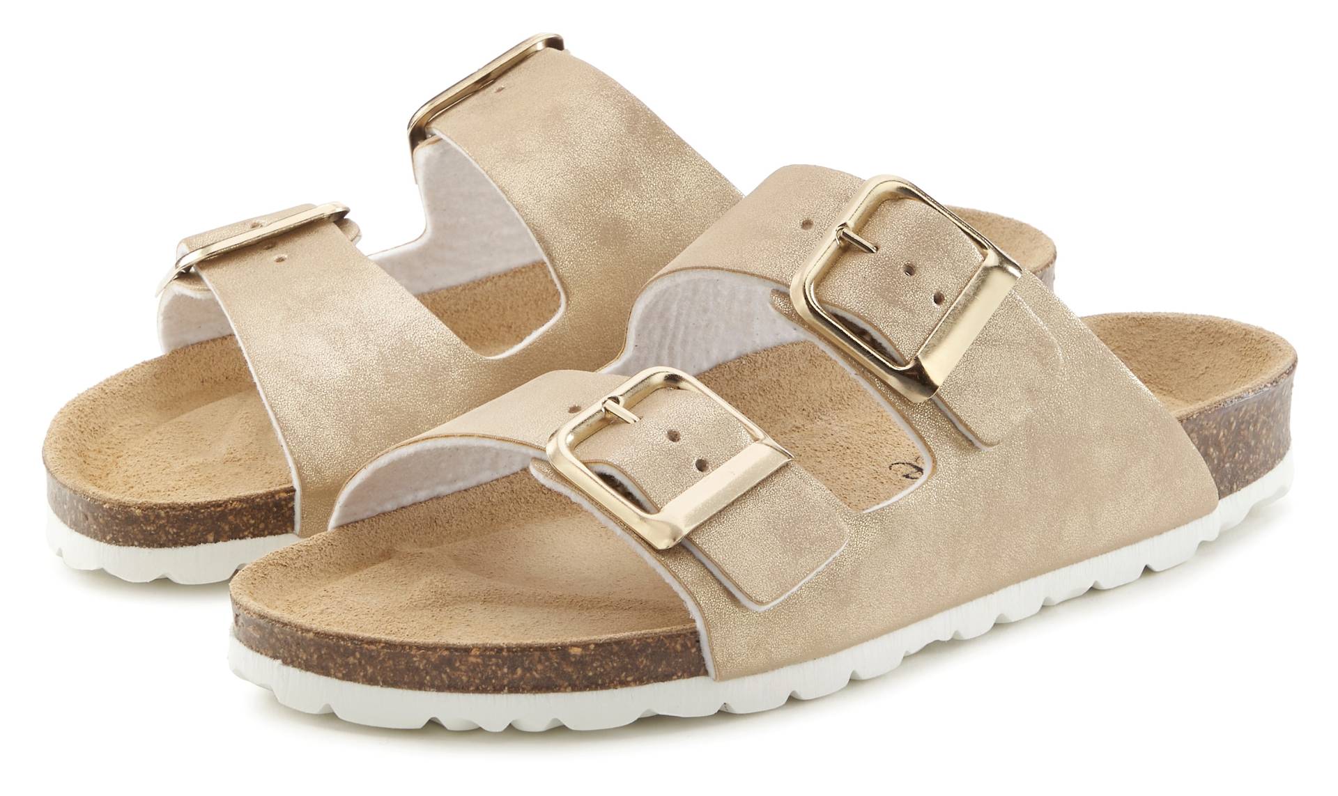 Vivance Pantolette, Mule, Sandale, offener Schuh mit softer Innensohle und Korkfussbett Vivance Pantolette, Mule, Sandale, offener Schuh mit softer Innensohle und Korkfussbett von Vivance