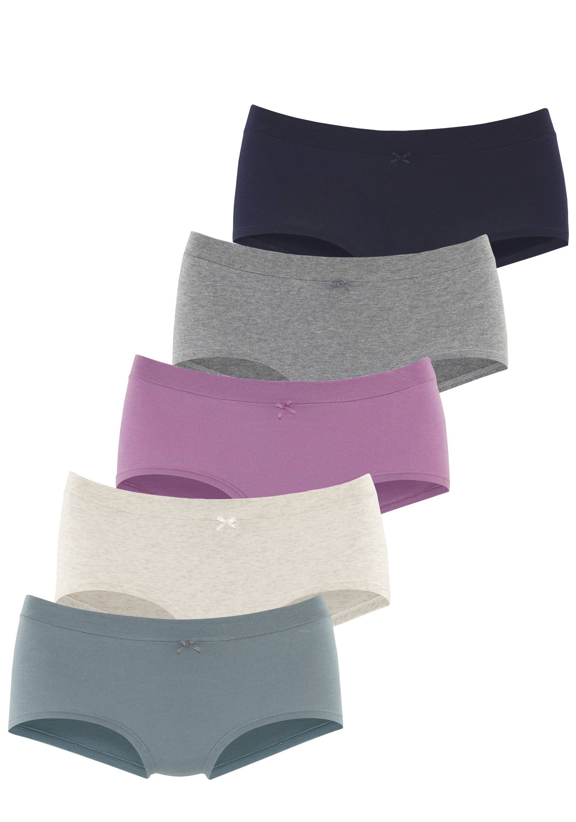 Vivance Panty, (5er-Pack), aus weicher, elastischer Baumwolle von Vivance