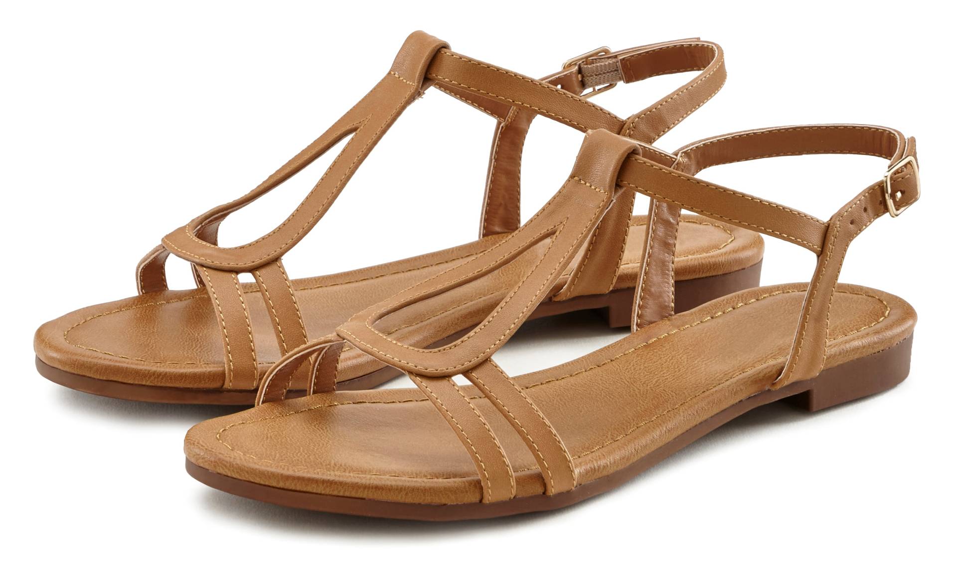 Vivance Sandale, Sandalette, Sommerschuh mit raffinierten Riemchen VEGAN Vivance Sandale, Sandalette, Sommerschuh mit raffinierten Riemchen VEGAN von Vivance