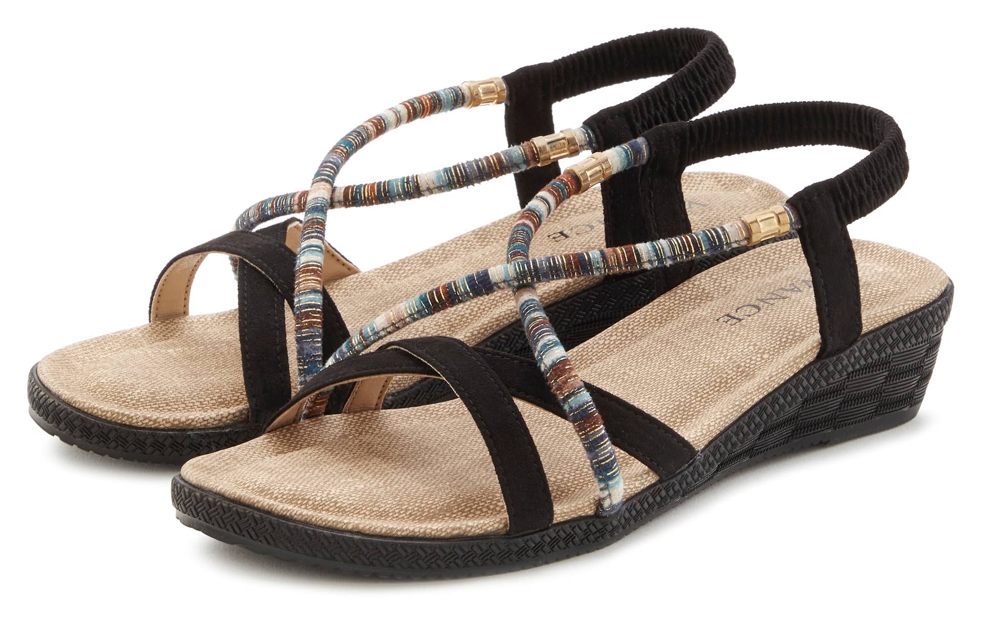 Vivance Sandale, mit dezenten Schmuckelementen, Sandalette, Sommerschuh VEGAN Vivance Sandale, mit dezenten Schmuckelementen, Sandalette, Sommerschuh VEGAN von Vivance
