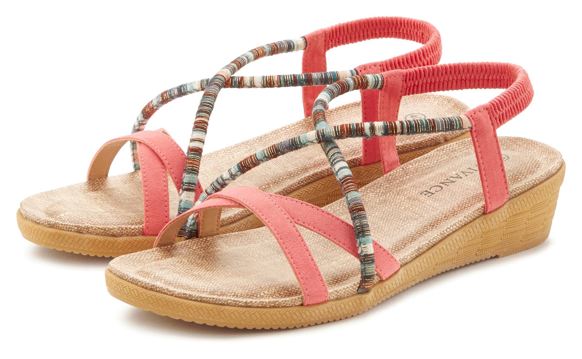Vivance Sandale, mit dezenten Schmuckelementen, Sandalette, Sommerschuh VEGAN Vivance Sandale, mit dezenten Schmuckelementen, Sandalette, Sommerschuh VEGAN von Vivance
