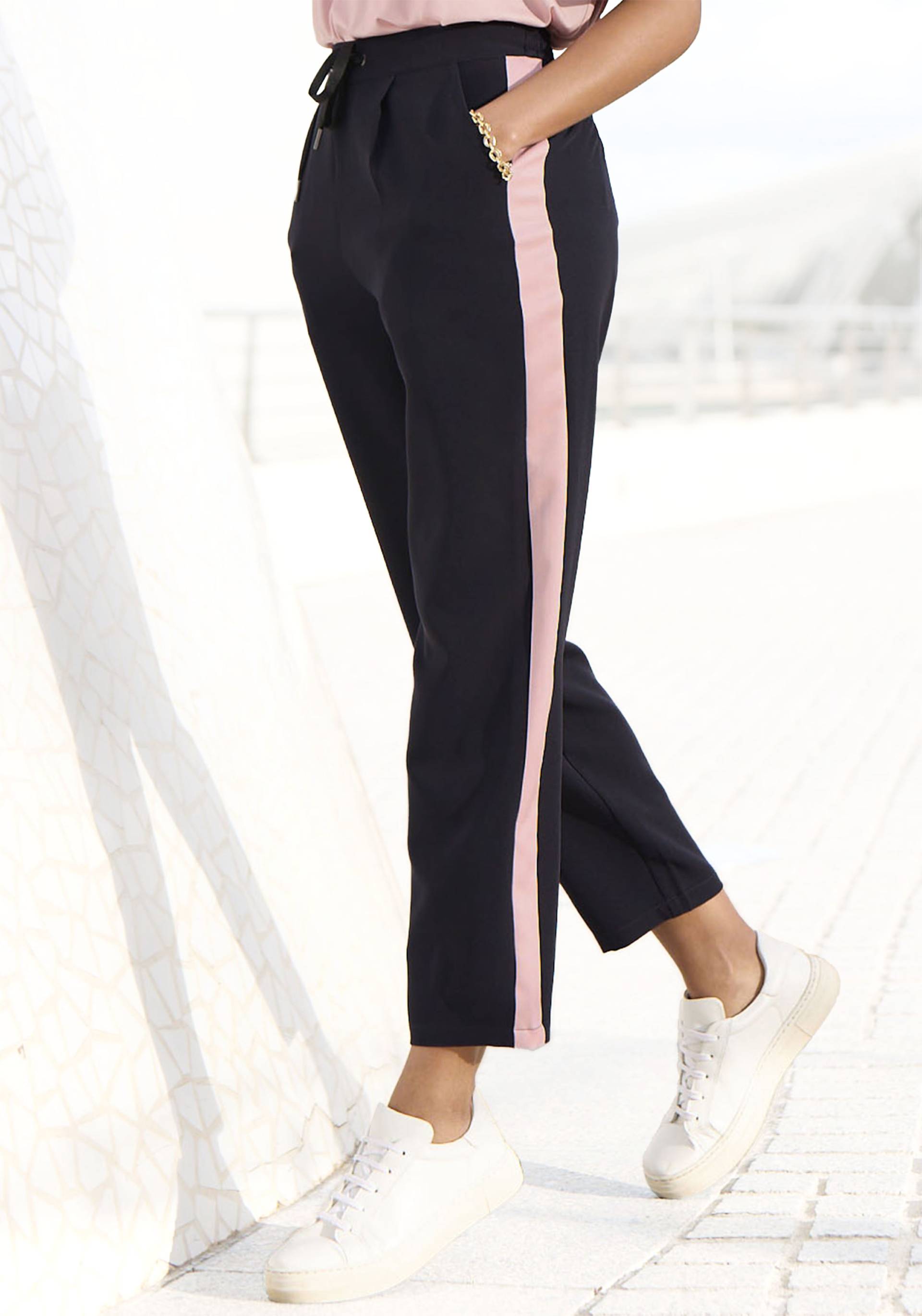 Vivance Schlupfhose, mit sportlichen Kontraststreifen Vivance Schlupfhose, mit sportlichen Kontraststreifen von Vivance