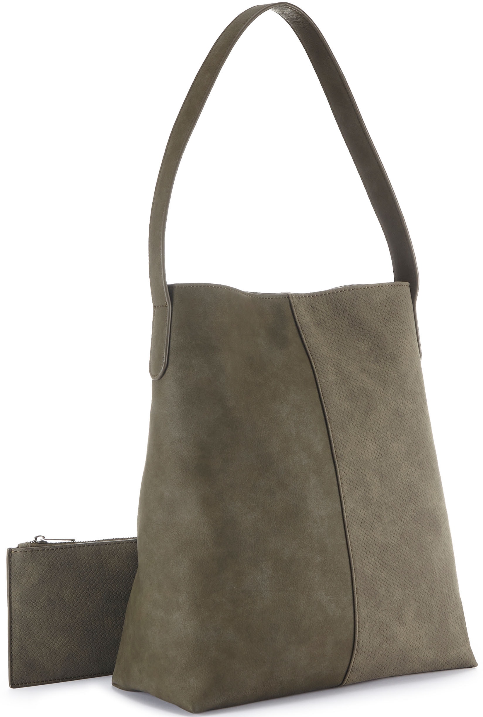 Vivance Shopper, (2 tlg.), mit kleiner Innentasche, Handtasche, Schultertasche VEGAN von Vivance