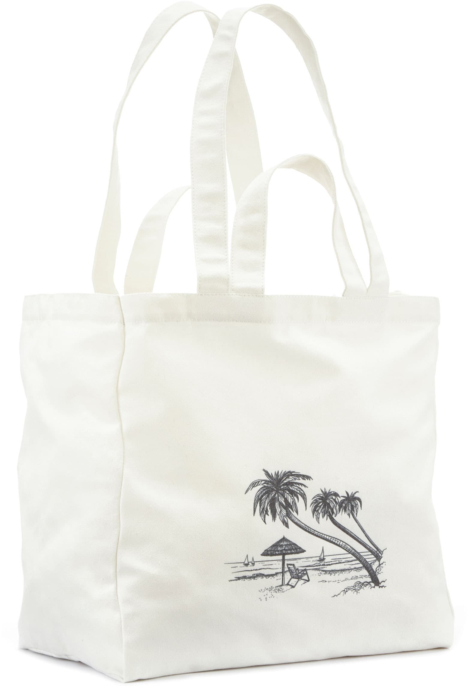 Vivance Shopper »Strandtasche«, Sommertasche, Schultertasche mit Palmenmotiv VEGAN von Vivance