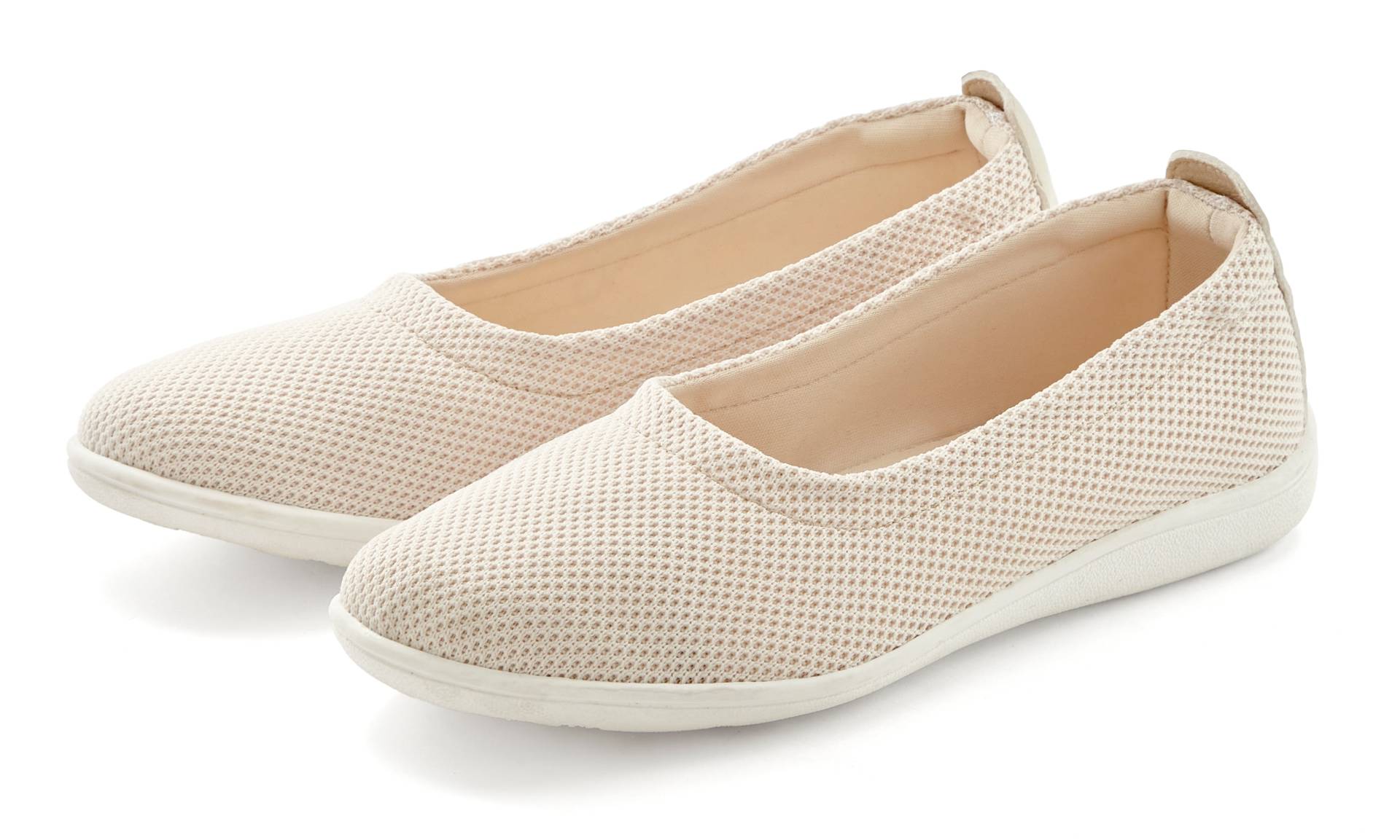 Vivance Slipper, Ballerina in leichter Mesh-Optik VEGAN von Vivance