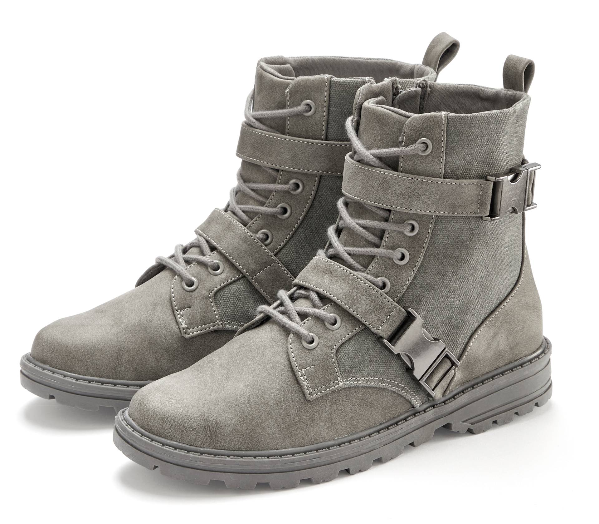Vivance Stiefelette »Stiefel, Boots«, mit modischen Zierschnallen VEGAN Vivance Stiefelette »Stiefel, Boots«, mit modischen Zierschnallen VEGAN von Vivance