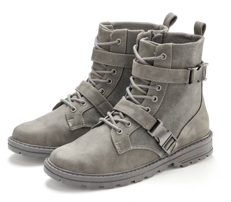 Vivance Stiefelette »Stiefel, Boots«, mit modischen Zierschnallen VEGAN Vivance Stiefelette »Stiefel, Boots«, mit modischen Zierschnallen VEGAN von Vivance
