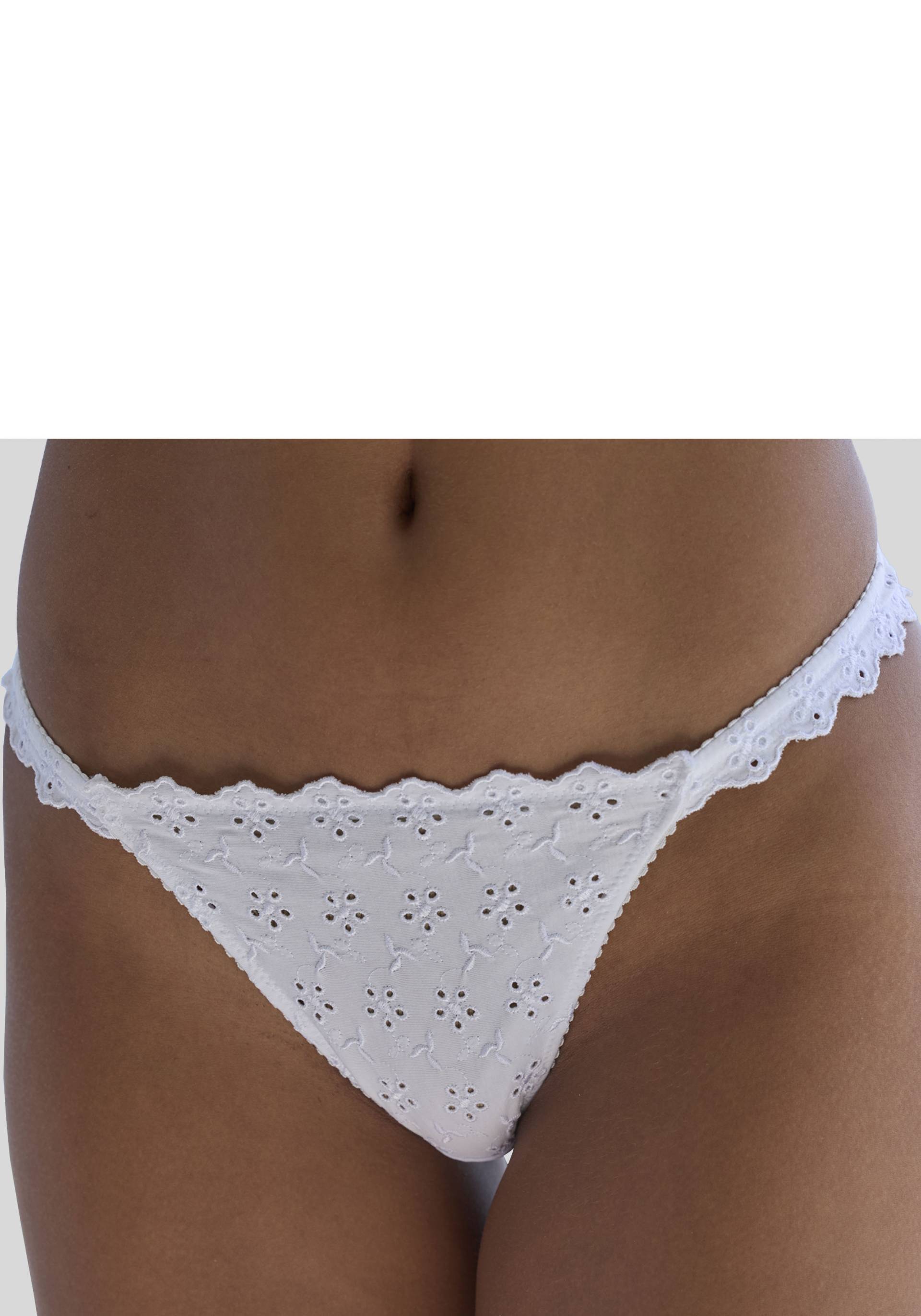 Vivance String, aus weicher Baumwolle mit Lochstickerei Vivance String, aus weicher Baumwolle mit Lochstickerei von Vivance