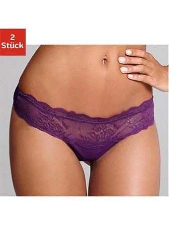 Vivance String, (2 St.), im attraktiven Doppelpack mit Spitze von Vivance