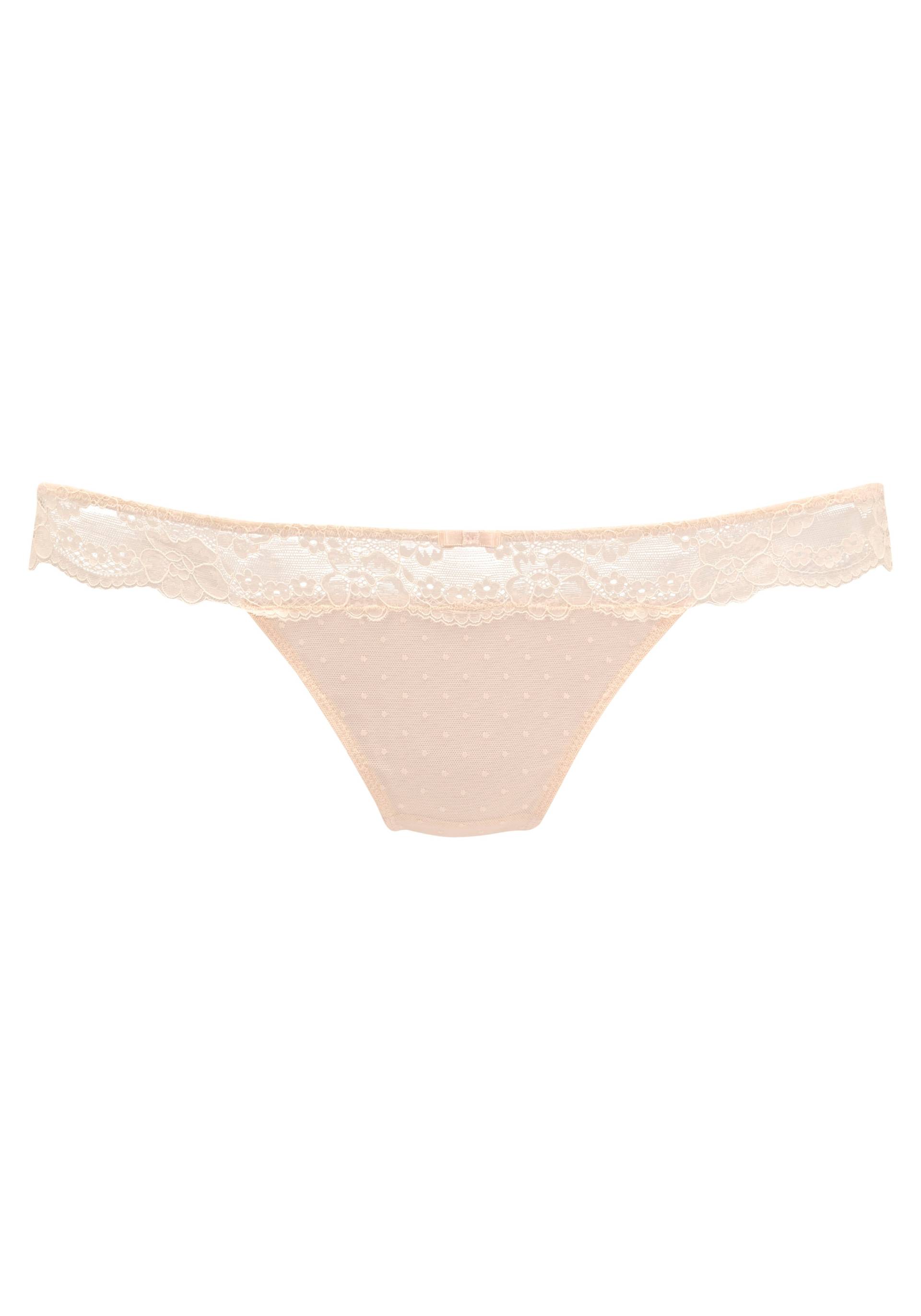 Vivance String »Noemi«, mit floralem Spitzenbund Vivance String »Noemi«, mit floralem Spitzenbund von Vivance