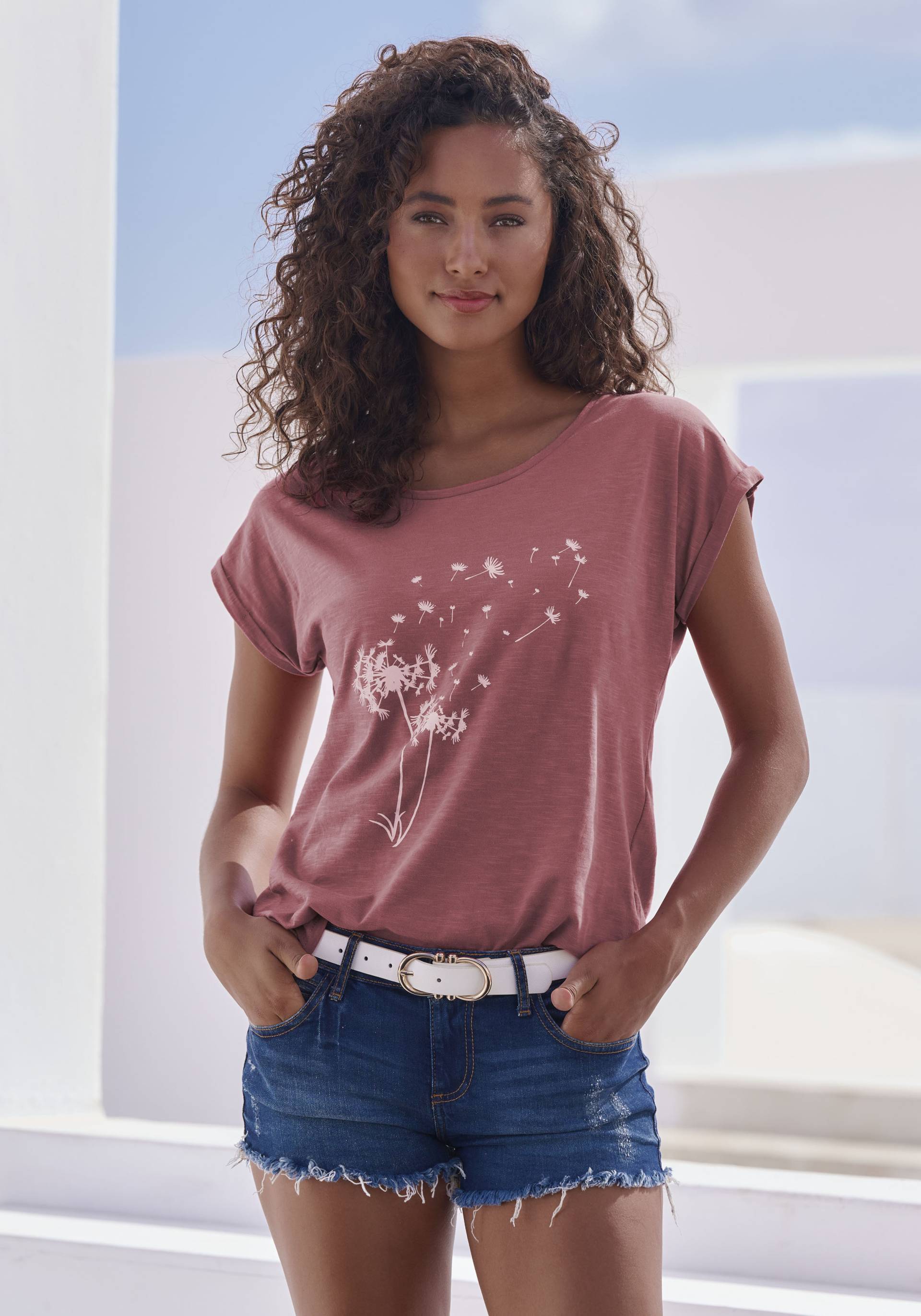 Vivance T-Shirt, mit Frontdruck "Pusteblume" von Vivance