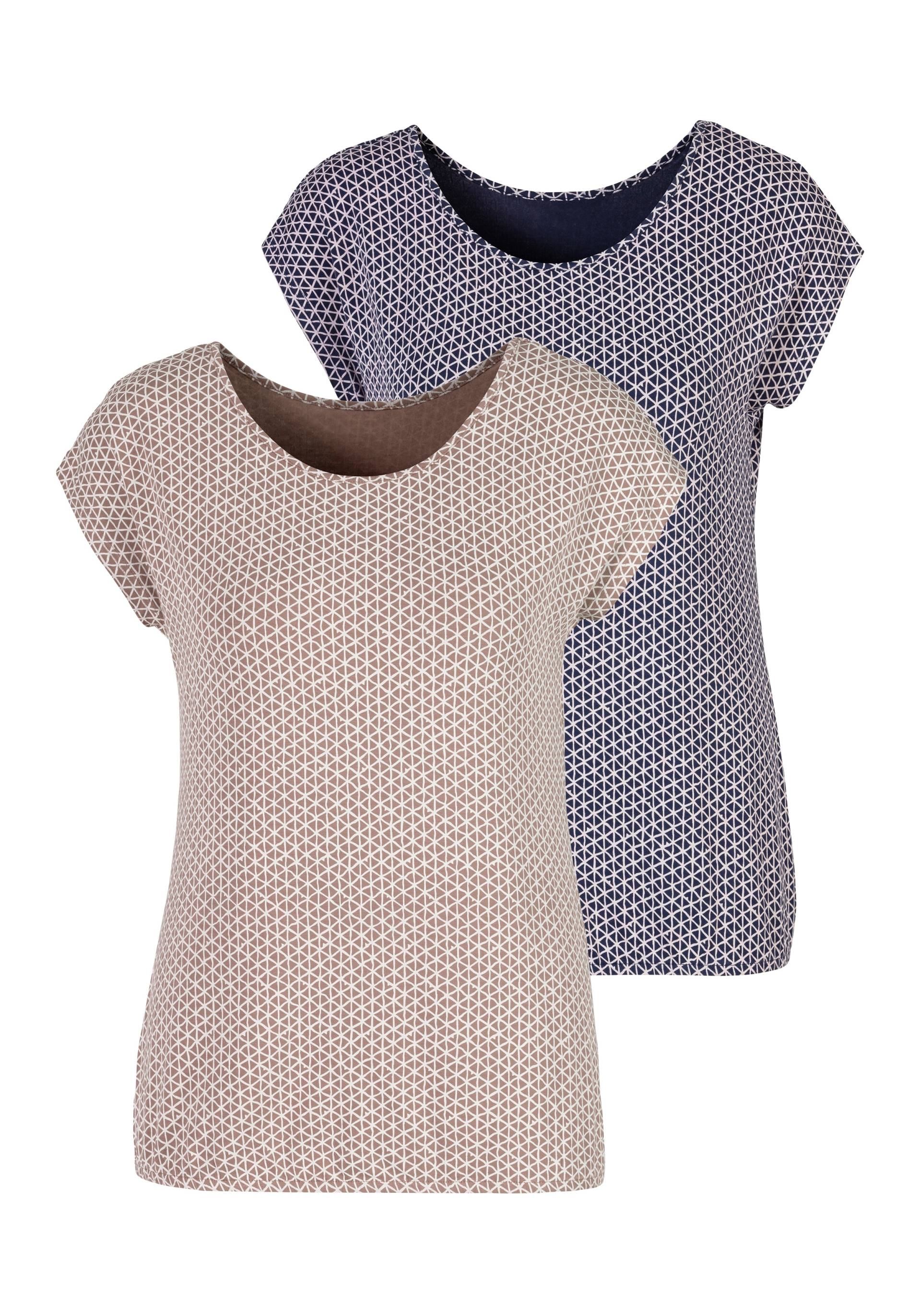 Vivance T-Shirt, mit elastischem Saum Vivance T-Shirt, mit elastischem Saum von Vivance