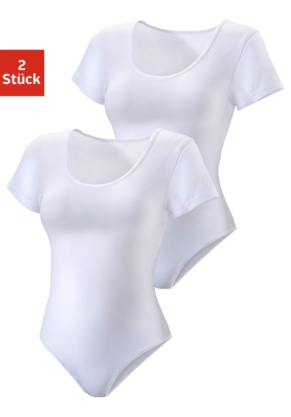 Vivance T-Shirt-Body, aus elastischer Baumwoll-Qualität von Vivance