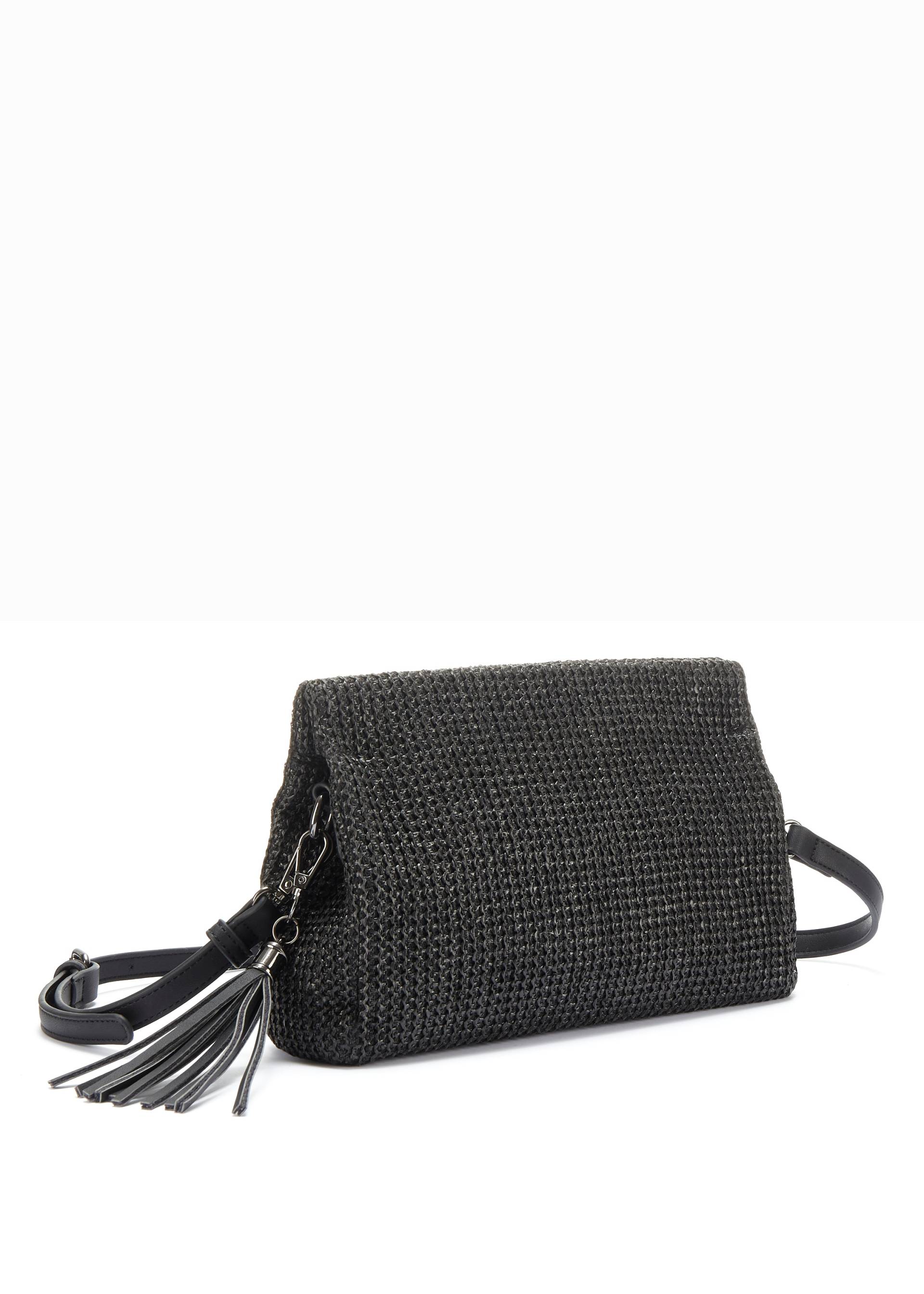 Vivance Umhängetasche »Clutch«, Handtasche, Schultertasche, Basttasche, Tragetasche VEGAN von Vivance