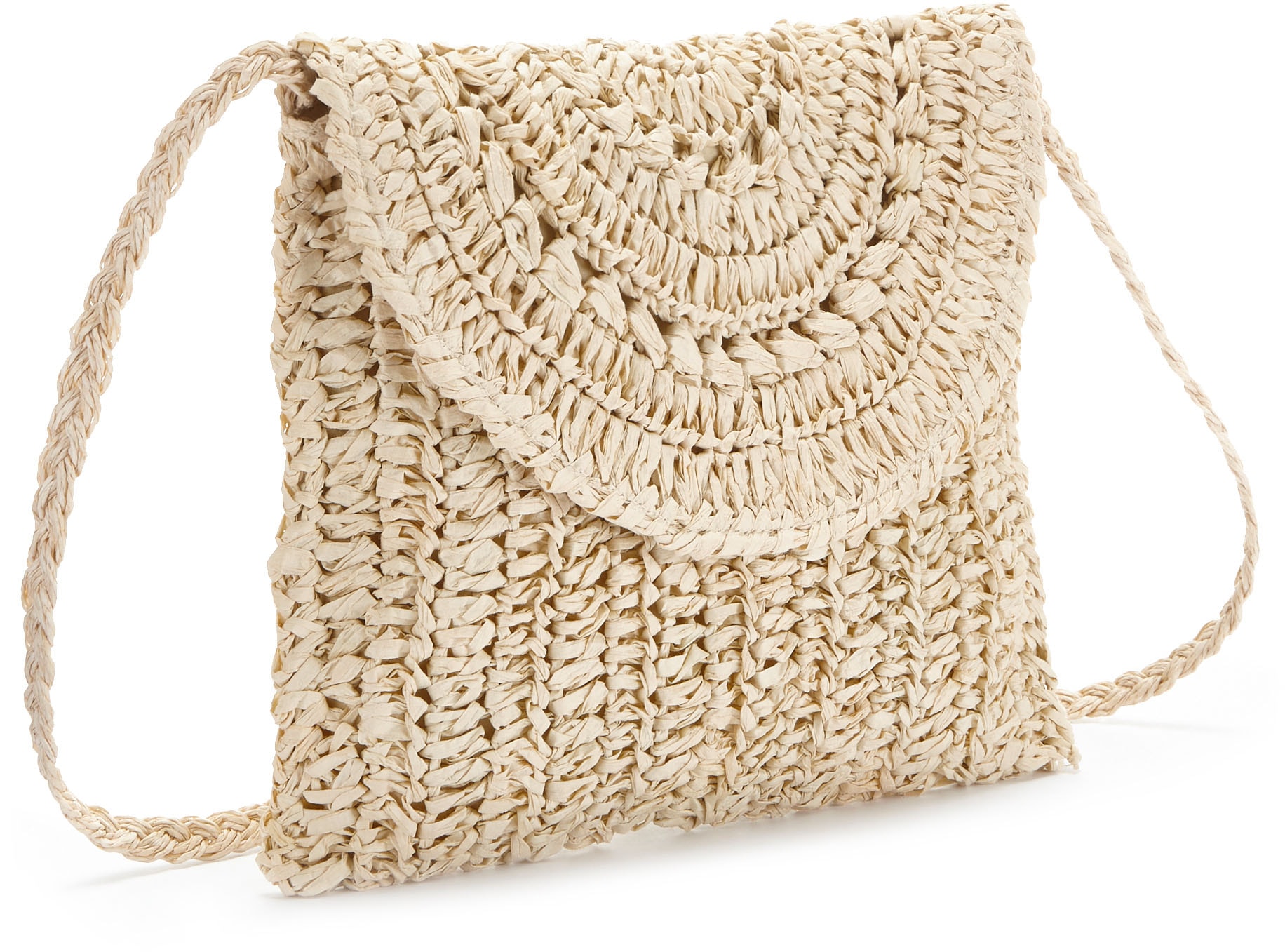 Vivance Umhängetasche »Minibag«, Strandtasche, Schultertasche, Handtasche in modischer Bast-Optik Vivance Umhängetasche »Minibag«, Strandtasche, Schultertasche, Handtasche in modischer Bast-Optik von Vivance