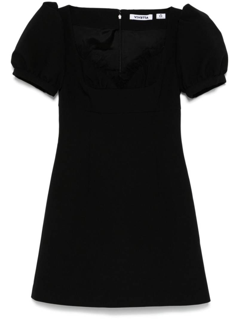 Vivetta lace-trim mini dress - Black von Vivetta