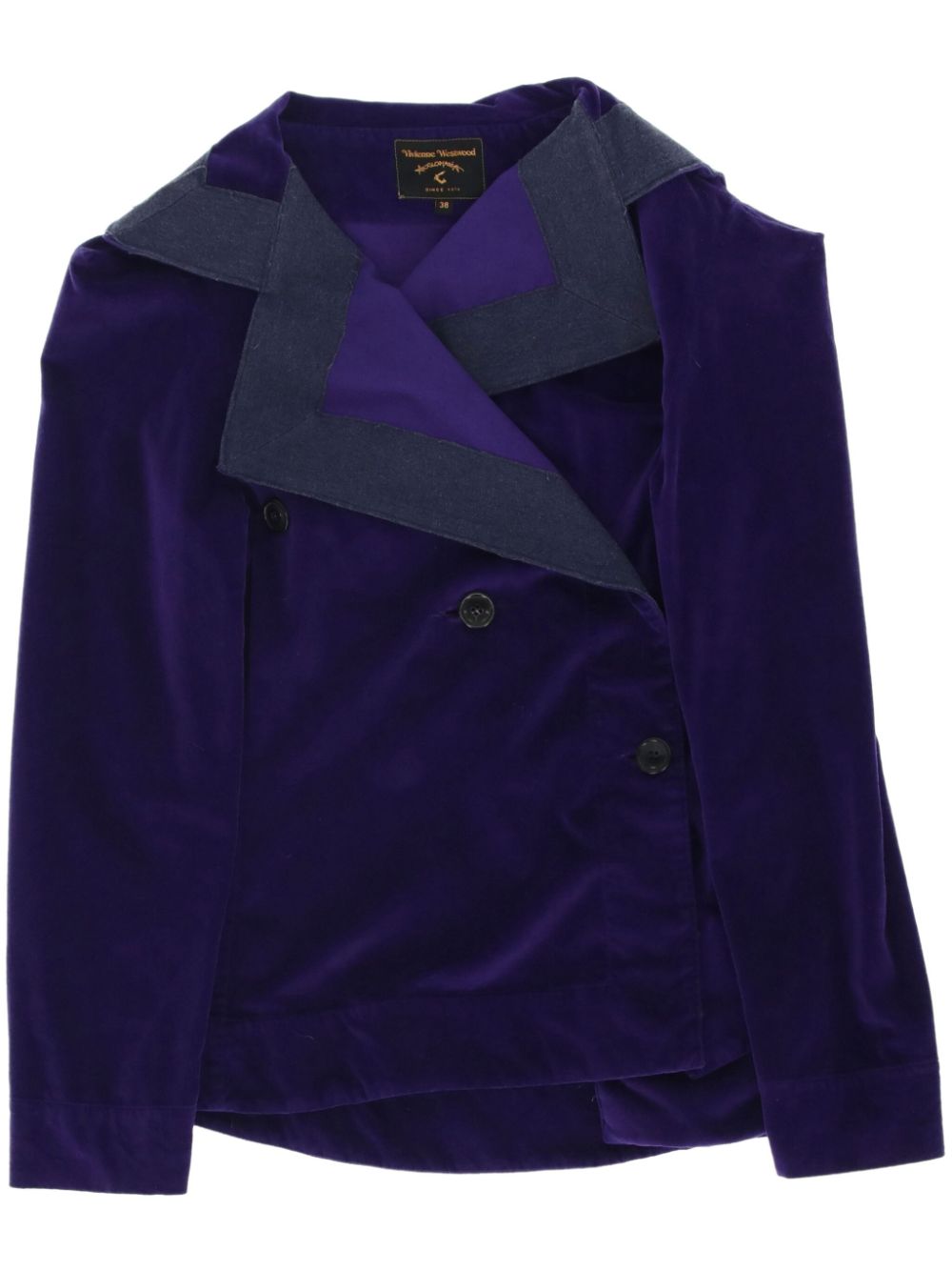 Vivienne Westwood Pre-Owned 2000s asymmetric jacket - Purple von Vivienne Westwood Pre-Owned