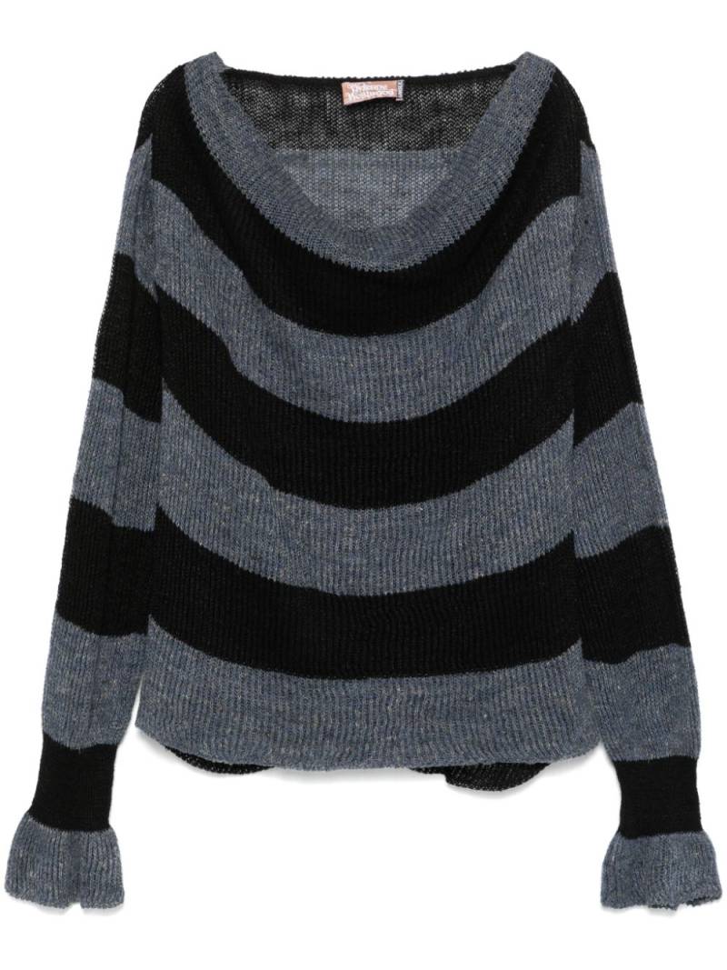 Vivienne Westwood Pre-Owned 2000s striped sweater - Blue von Vivienne Westwood Pre-Owned