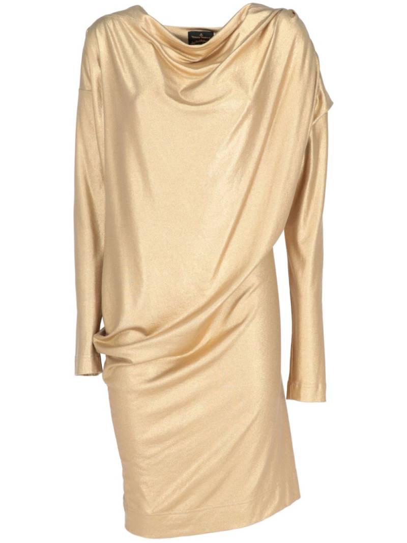 Vivienne Westwood Pre-Owned 2013 metallic dress - Gold von Vivienne Westwood Pre-Owned