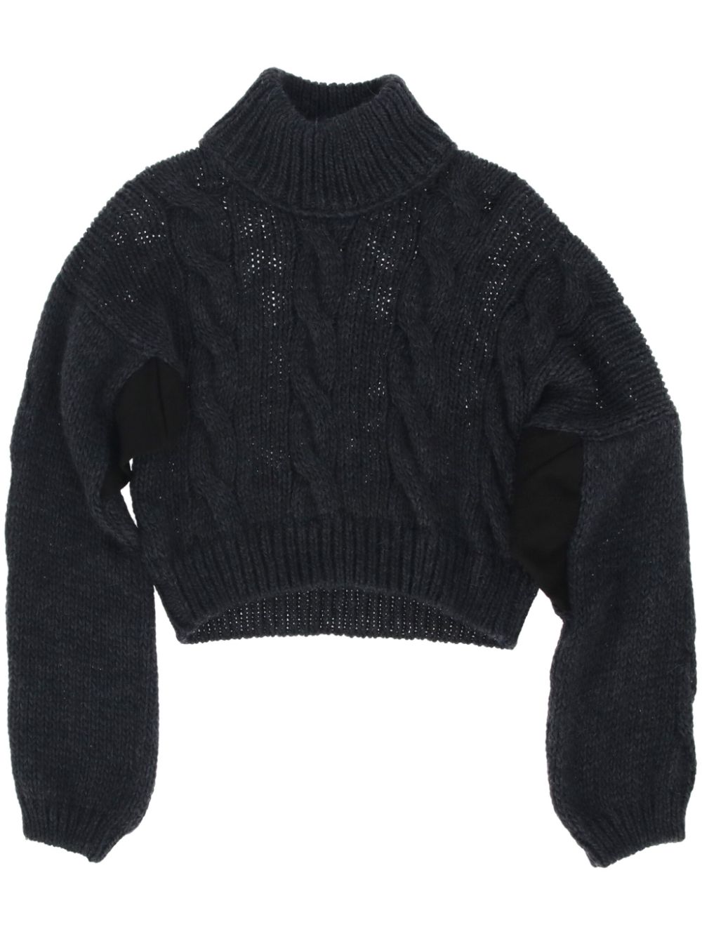 Vivienne Westwood Pre-Owned 2015-2016 cable-knit wool jumper - Blue von Vivienne Westwood Pre-Owned