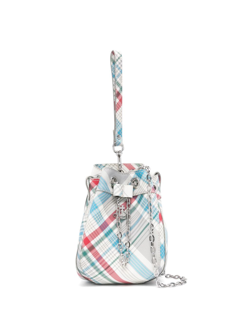 Vivienne Westwood Pre-Owned small Chrissy bucket bag - White von Vivienne Westwood Pre-Owned