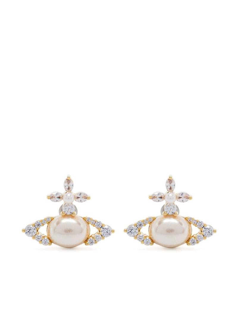 Vivienne Westwood Ada stud earrings - Gold von Vivienne Westwood