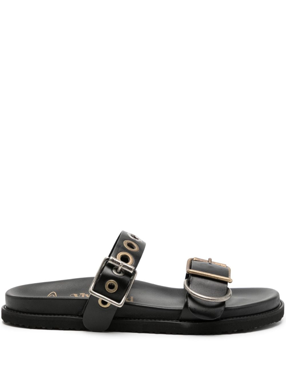 Vivienne Westwood Alex stud leather sandals - Black von Vivienne Westwood