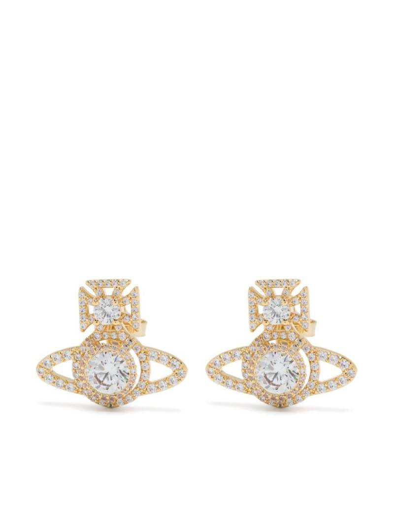 Vivienne Westwood Ariella stud earrings - Gold von Vivienne Westwood