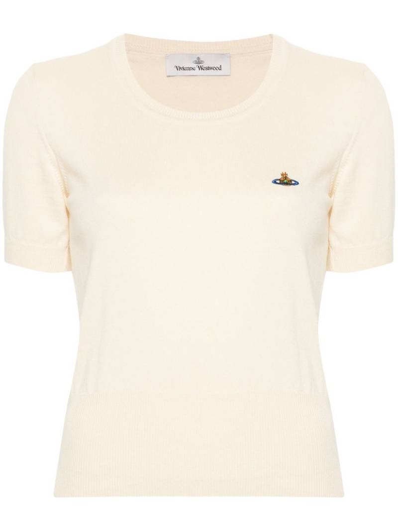 Vivienne Westwood Bea ribbed-knit top - Neutrals von Vivienne Westwood