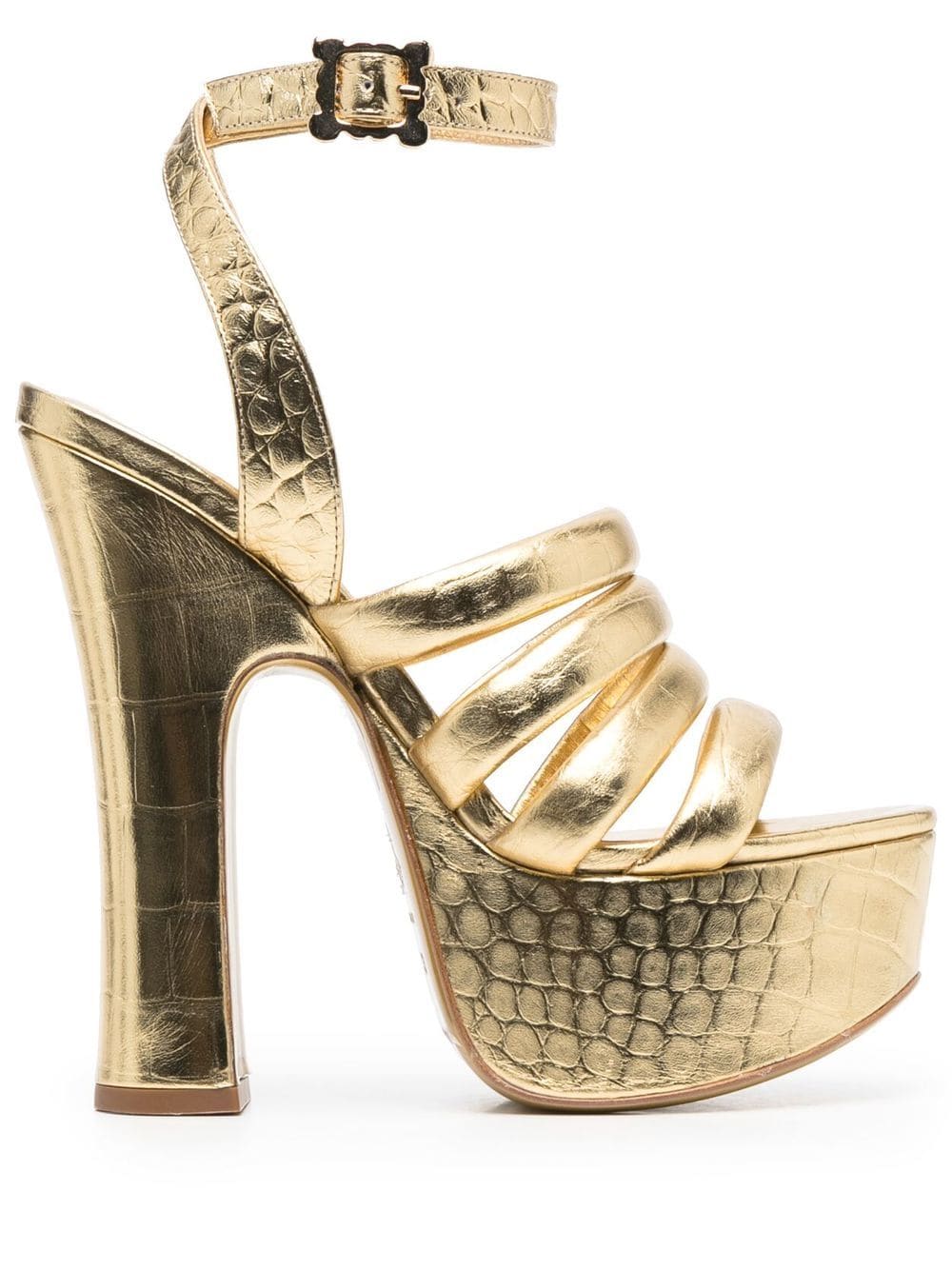 Vivienne Westwood Britney open-toe platform sandals - Gold von Vivienne Westwood