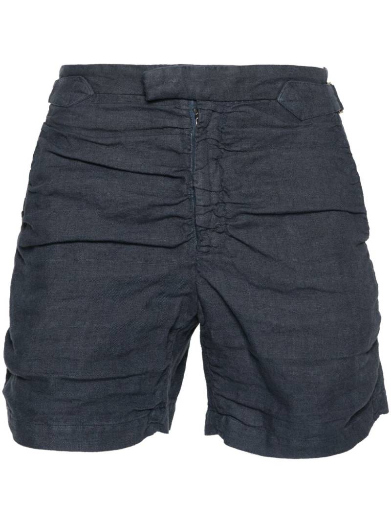 Vivienne Westwood Crewe linen shorts - Blue von Vivienne Westwood