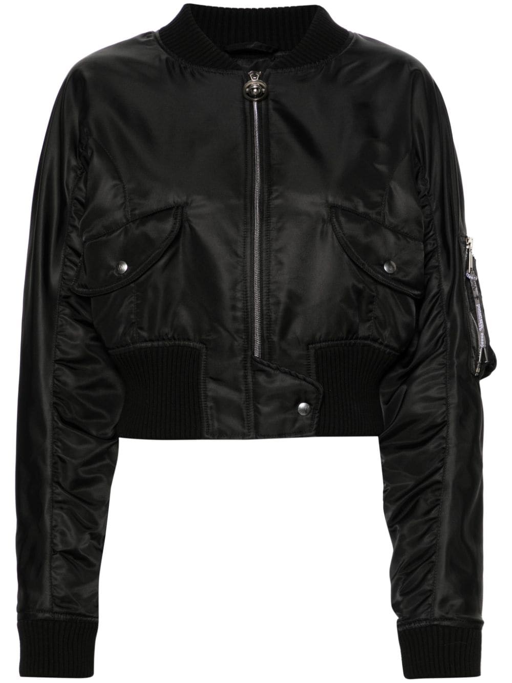 Vivienne Westwood Cynthia cropped bomber jacket - Black von Vivienne Westwood